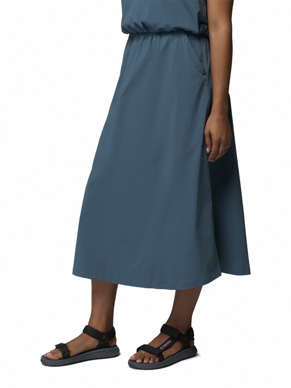 Falda Mujer Chill Creek Long Azul Columbia