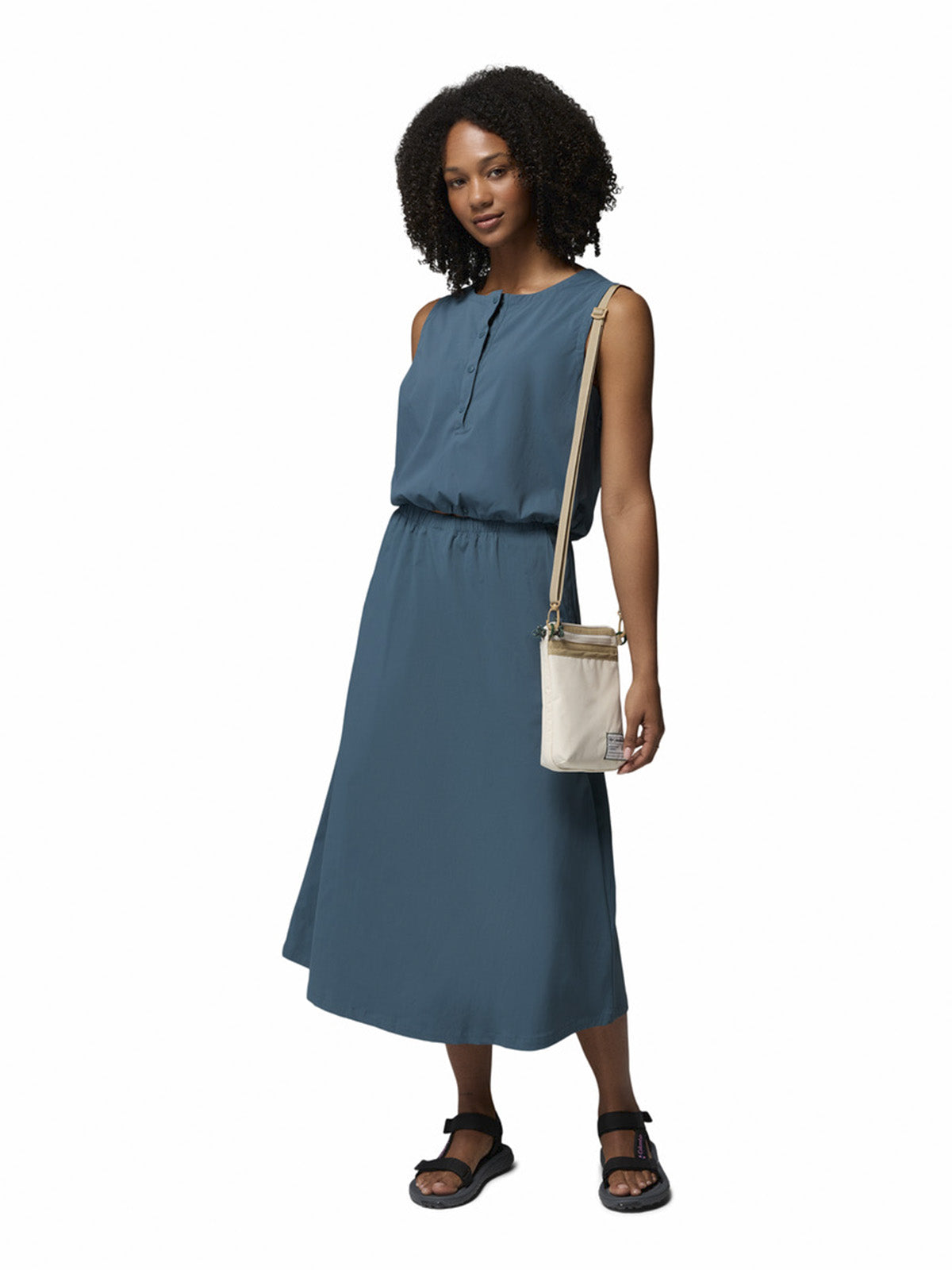 Falda Mujer Chill Creek Long Azul Columbia