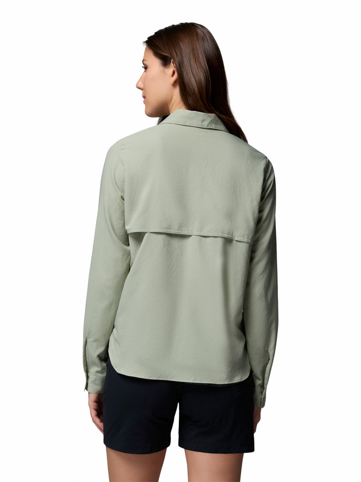 Blusa Manga Larga Mujer Silver Ridge Utility Beige Safari Columbia