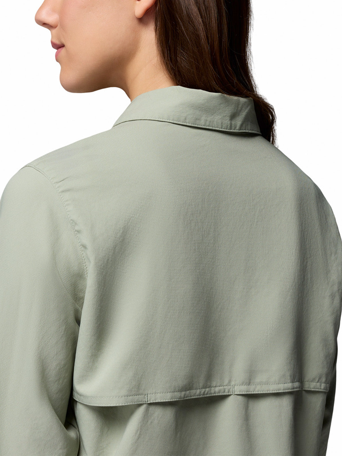 Blusa Manga Larga Mujer Silver Ridge Utility Beige Safari Columbia