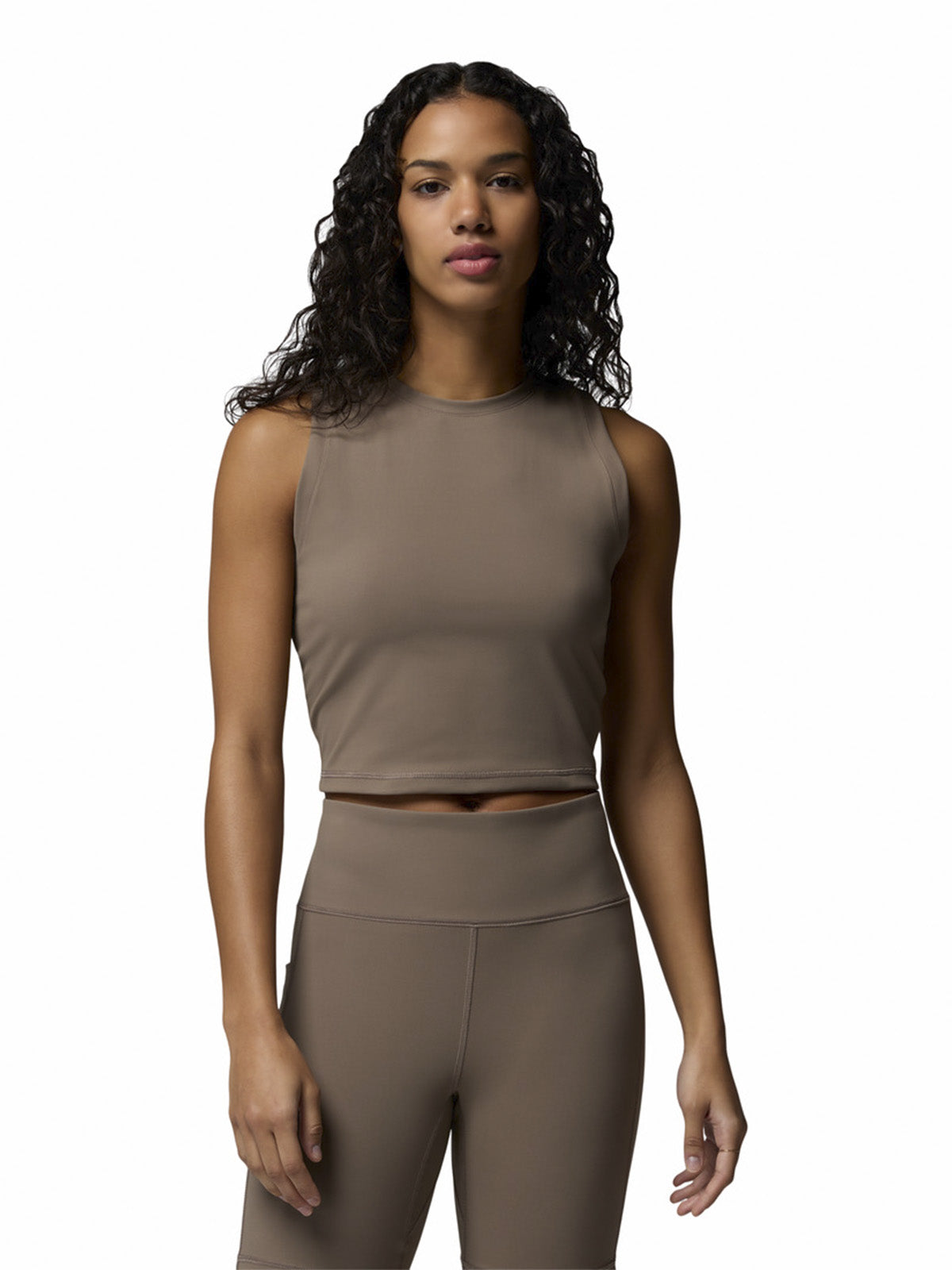 Polera Sin Mangas Mujer Loneridge Tank Gris Columbia