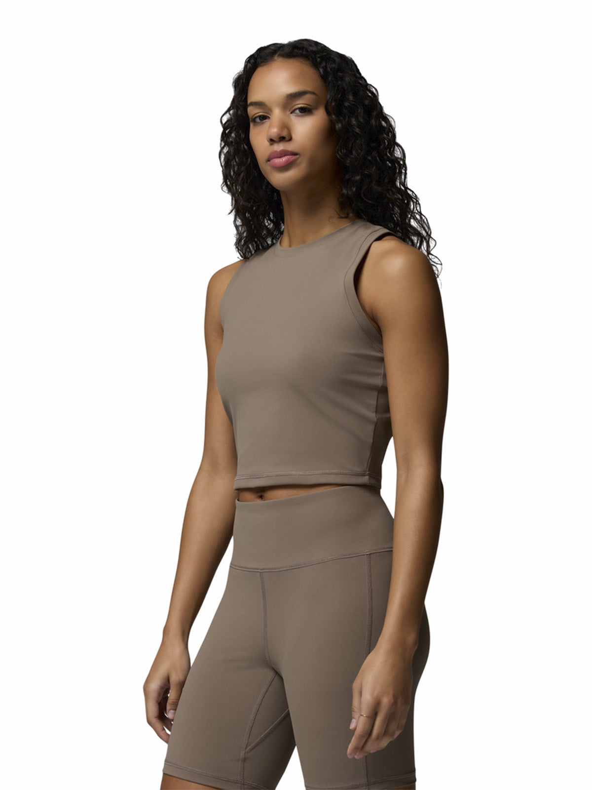 Polera Sin Mangas Mujer Loneridge Tank Gris Columbia