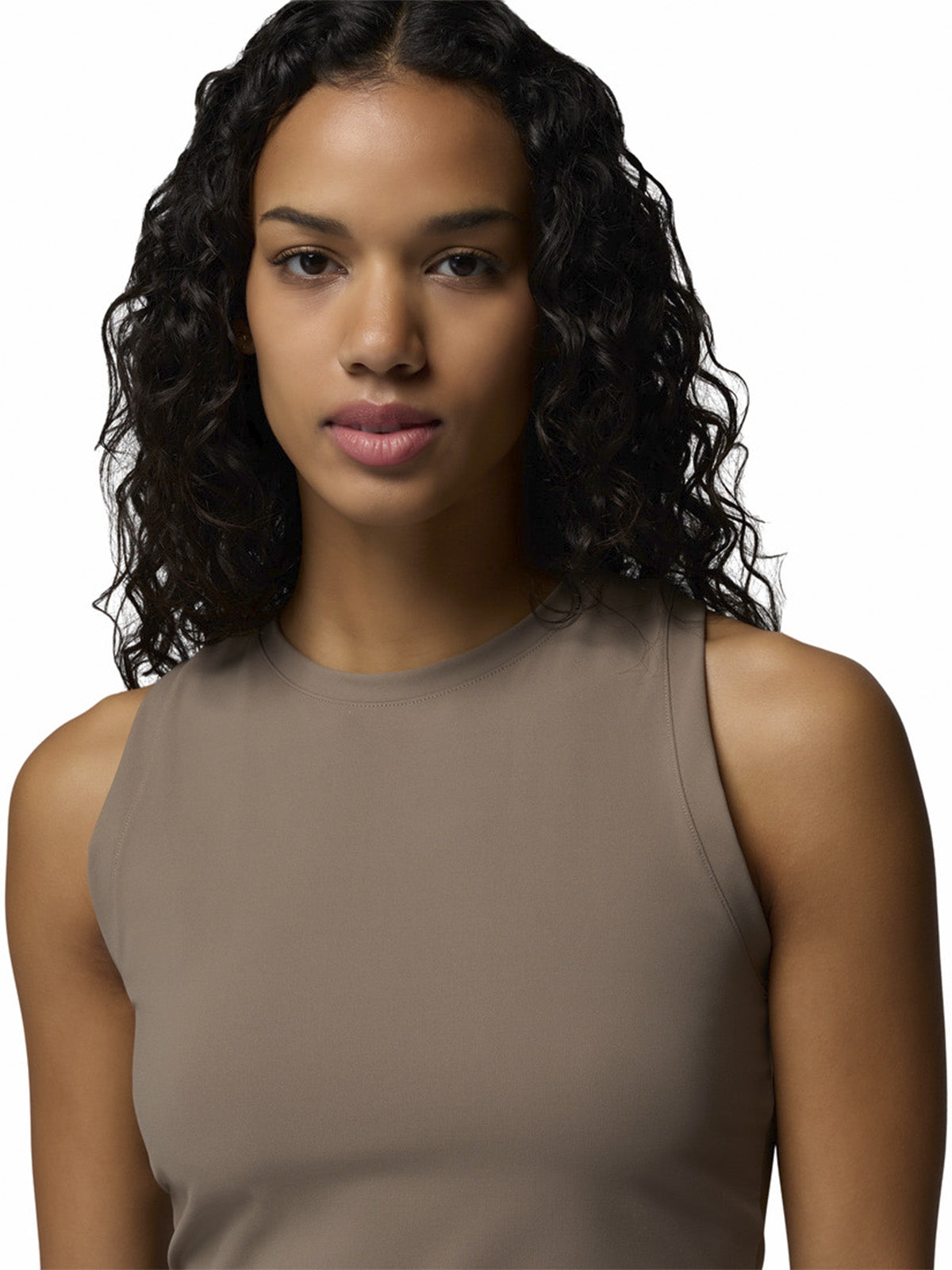 Polera Sin Mangas Mujer Loneridge Tank Gris Columbia