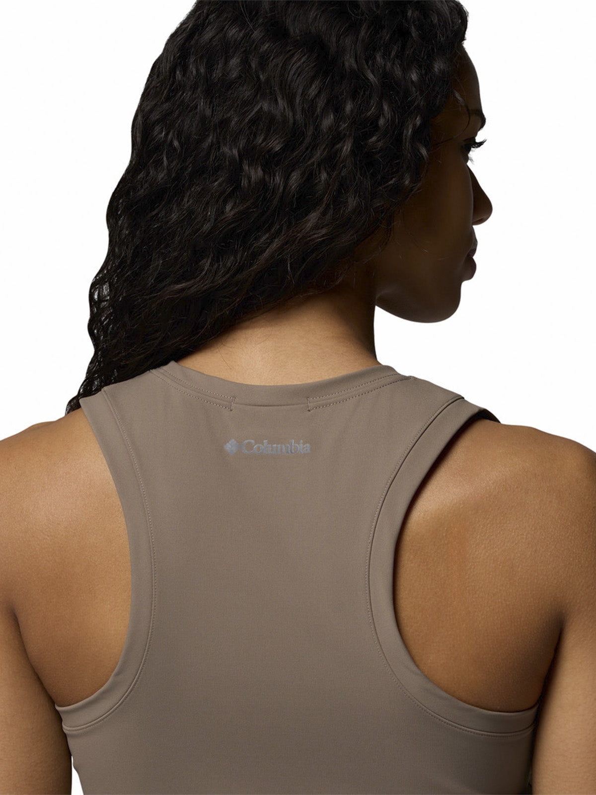 Polera Sin Mangas Mujer Loneridge Tank Gris Columbia