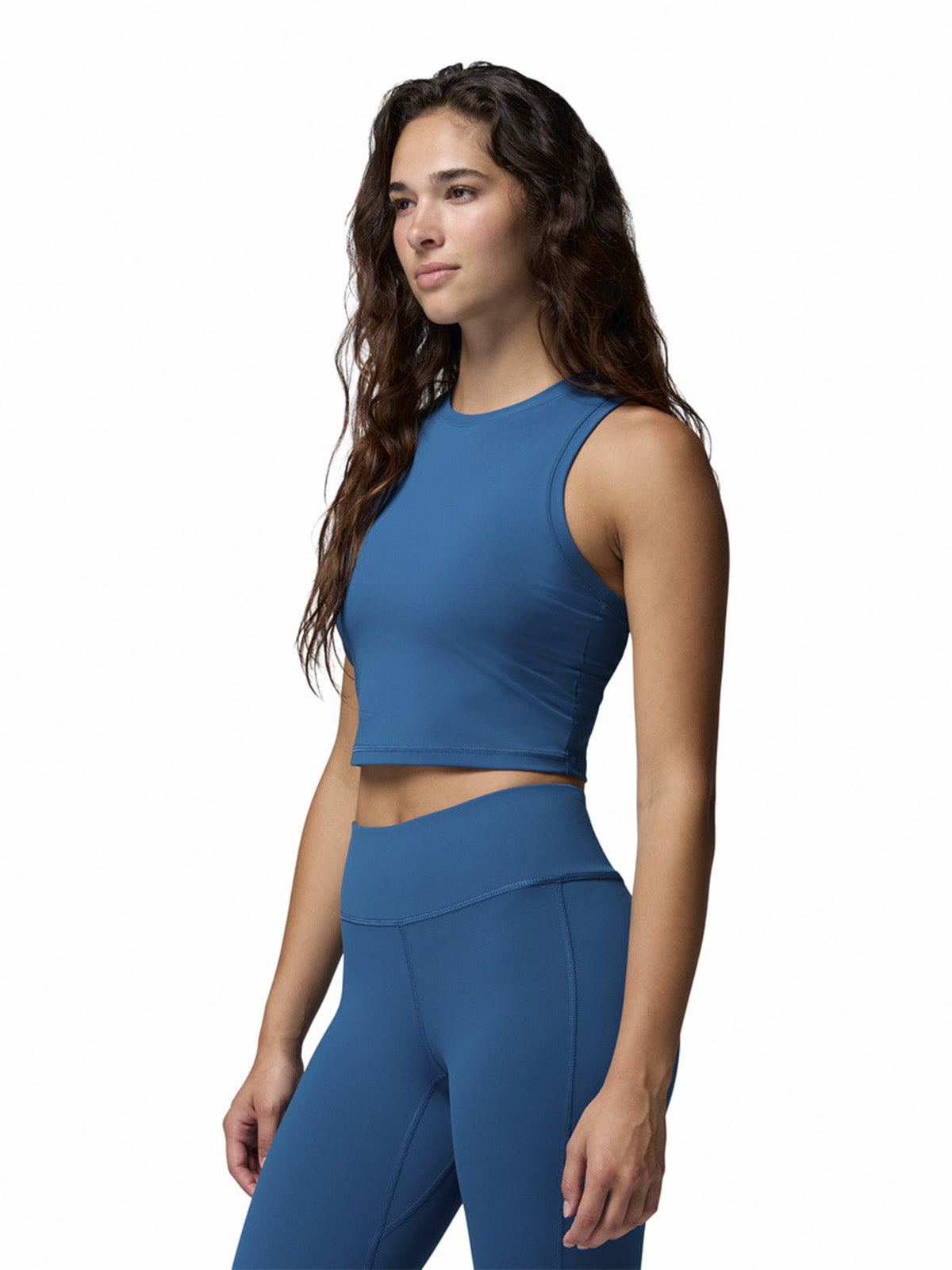 Polera Sin Mangas Mujer Loneridge Tank Azul Columbia