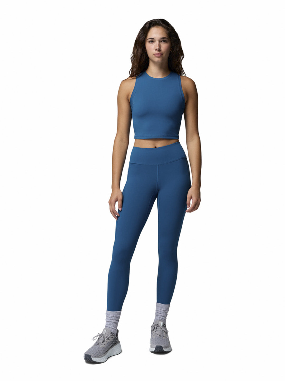 Polera Sin Mangas Mujer Loneridge Tank Azul Columbia