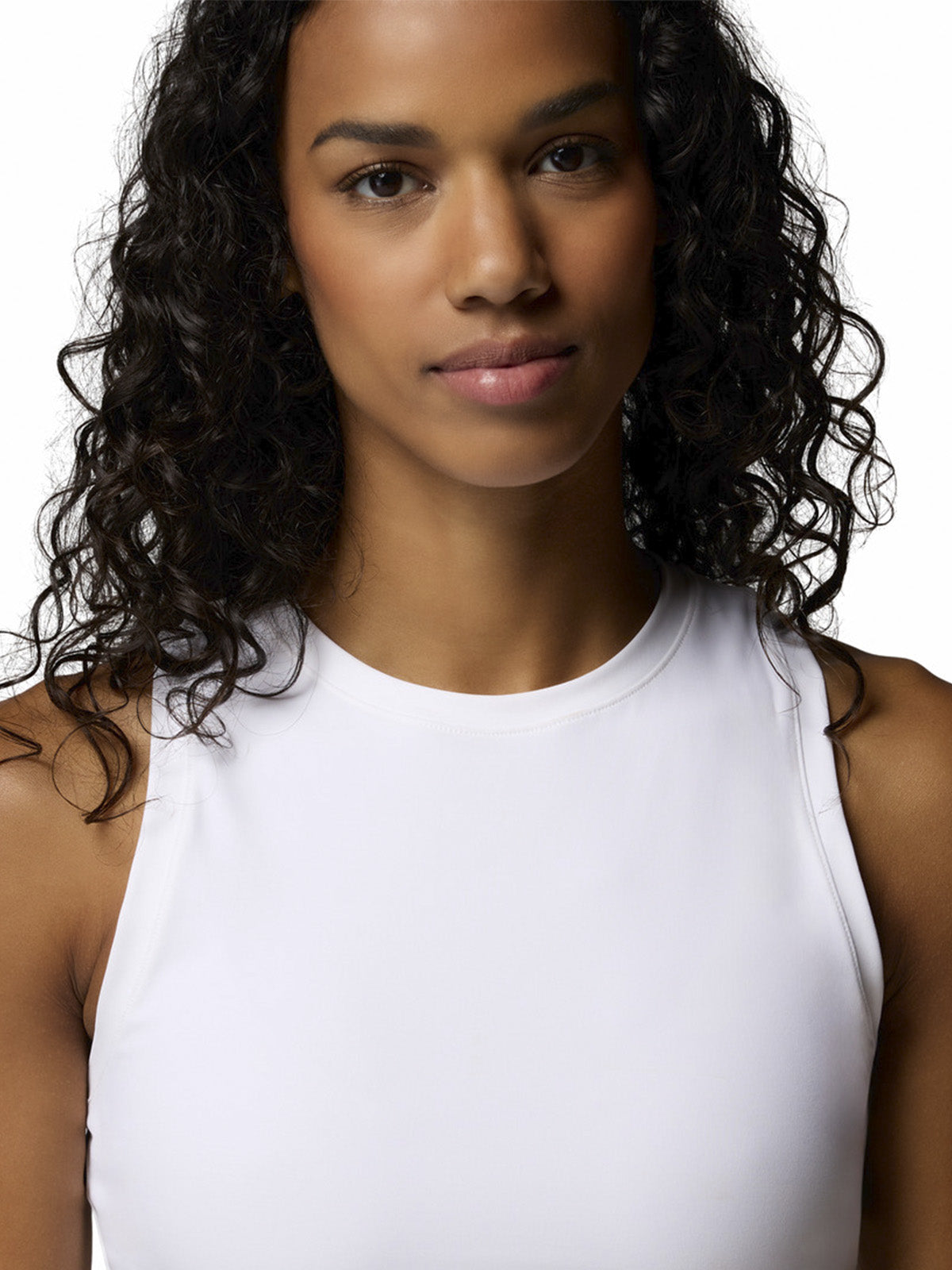 Polera Sin Mangas Mujer Loneridge Tank Blanco Columbia
