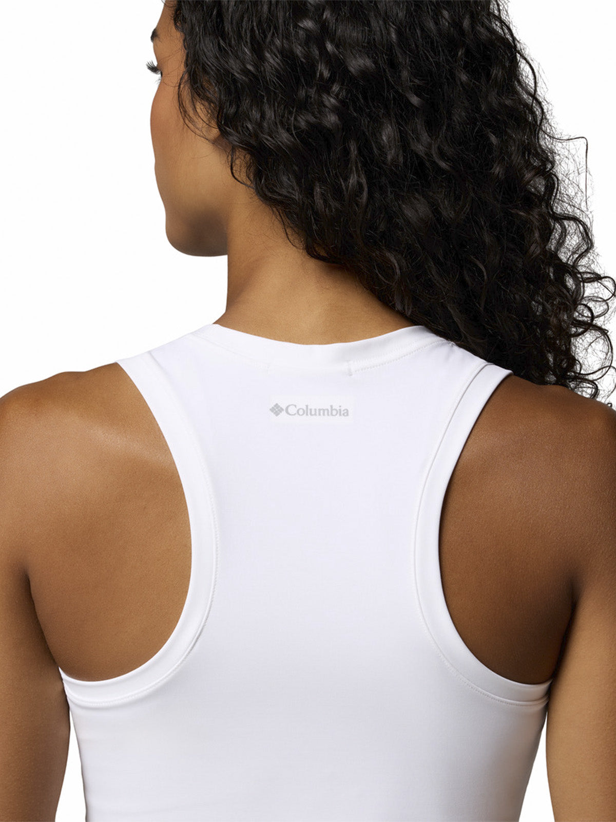 Polera Sin Mangas Mujer Loneridge Tank Blanco Columbia