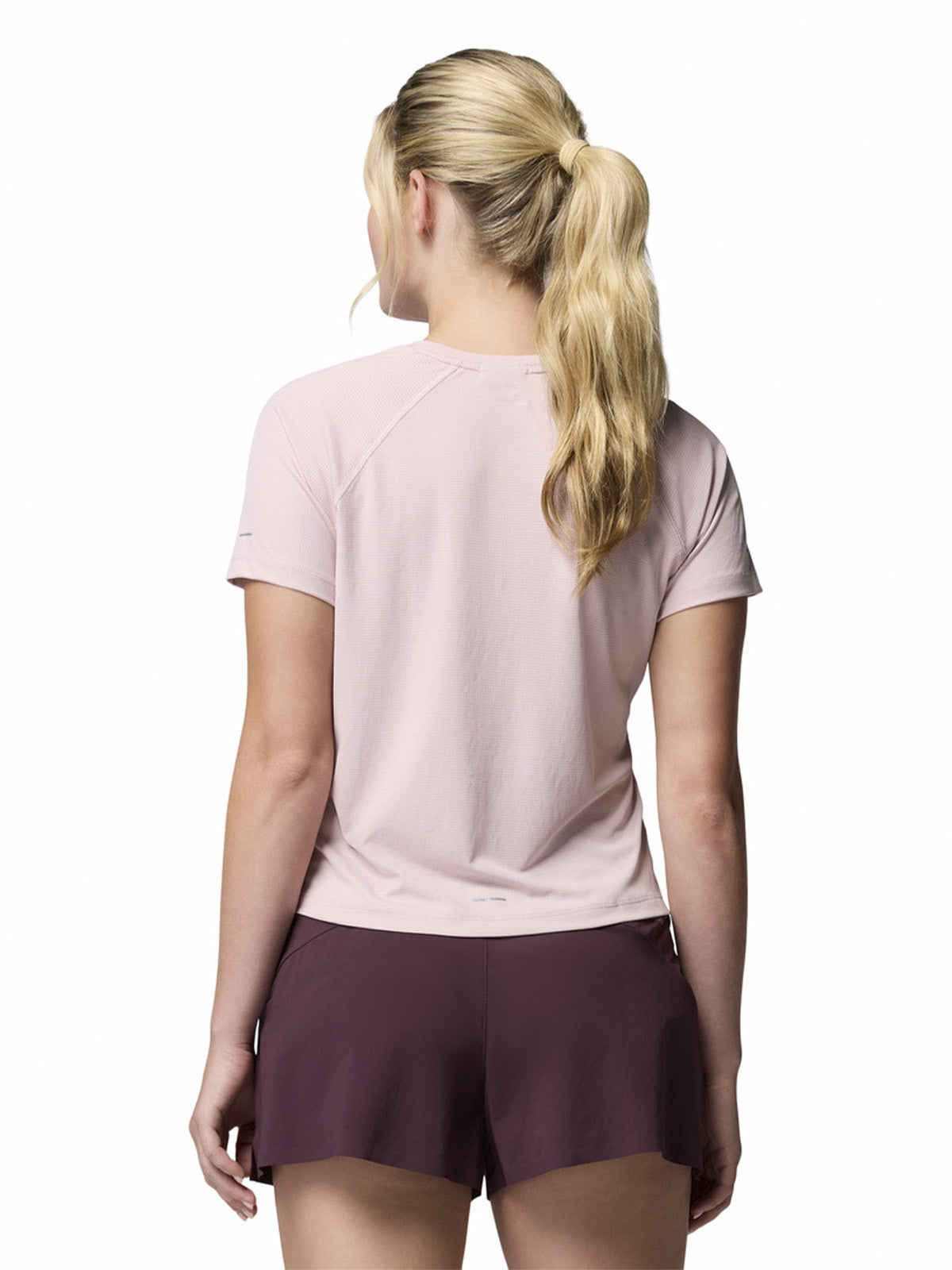 Polera Manga Corta Mujer Stealth Spring Tee Rosado Columbia