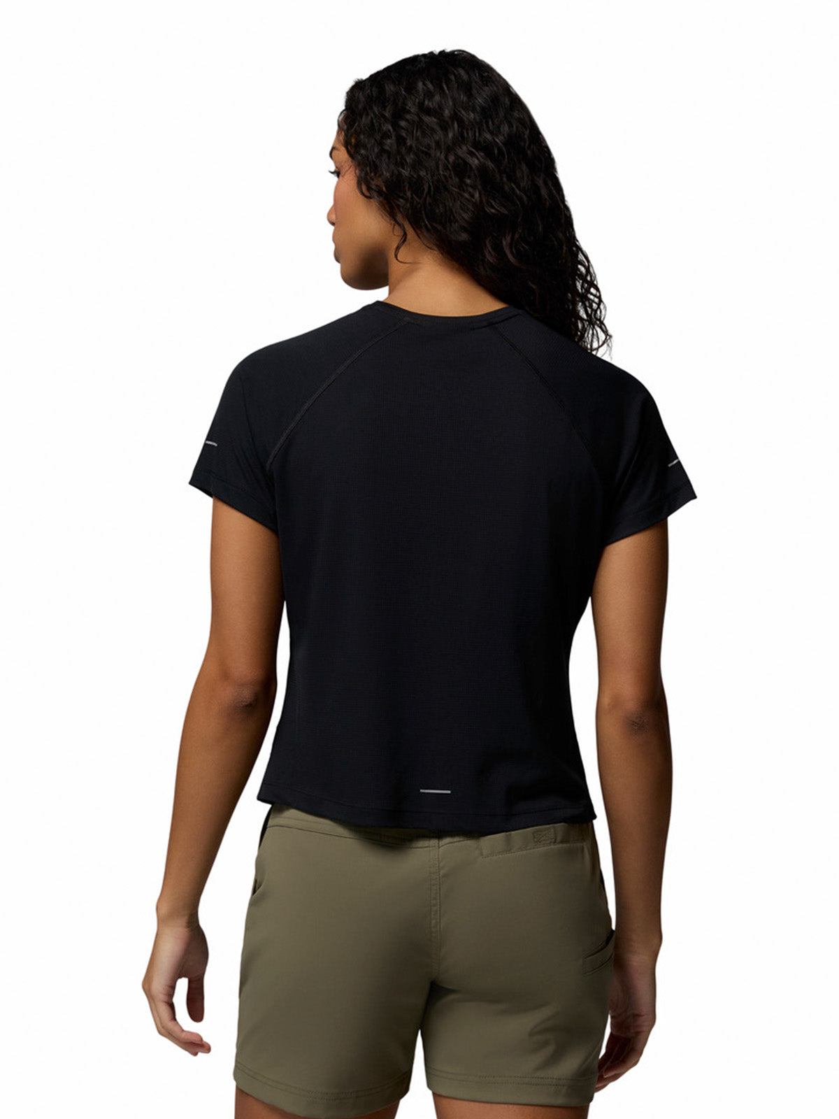 Polera Manga Corta Mujer Stealth Spring Negro Columbia