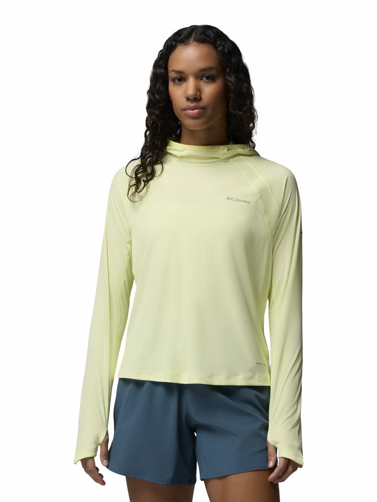 Polera Manga Larga Mujer Stealth Spring Amarillo Columbia