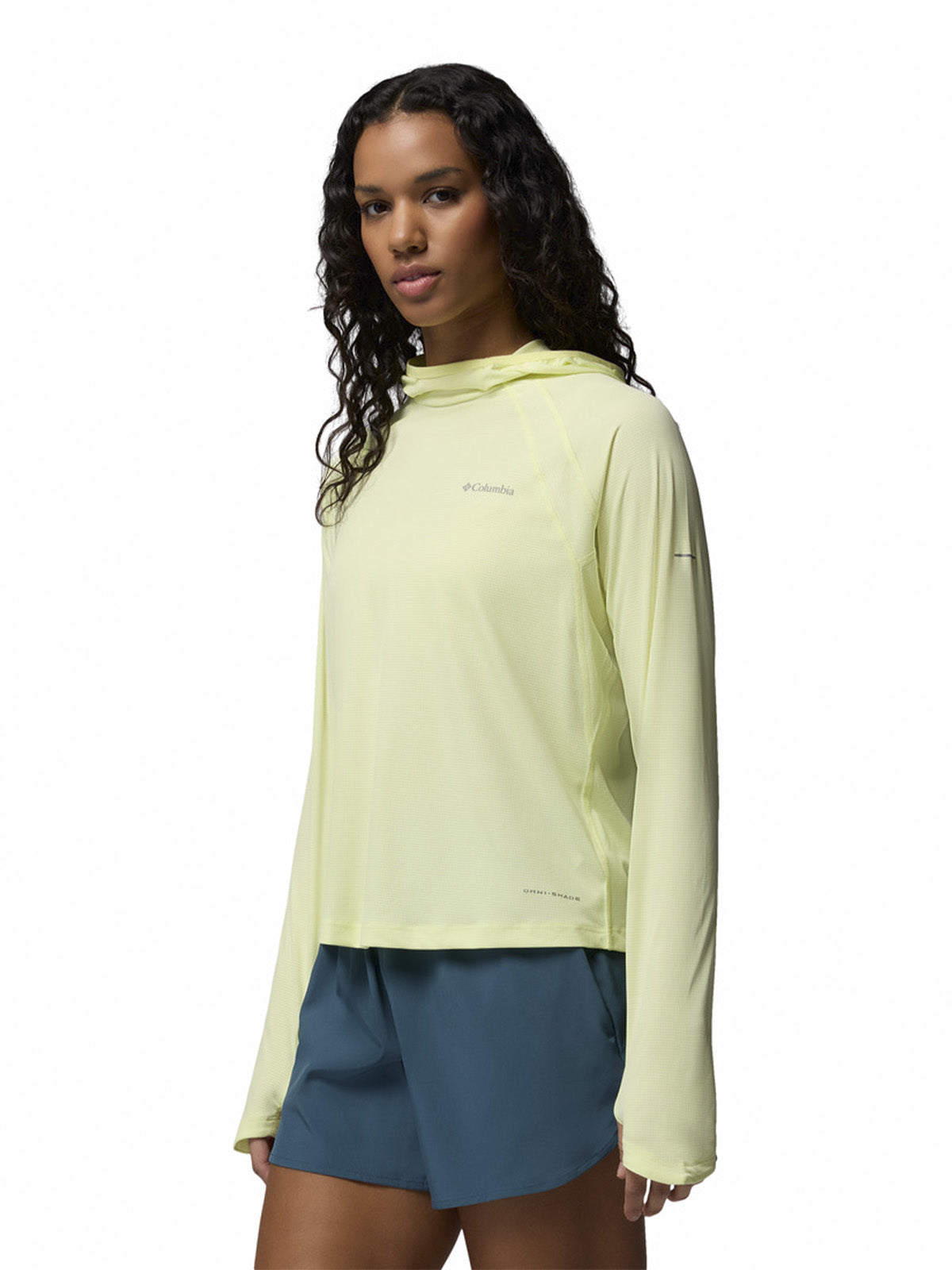 Polera Manga Larga Mujer Stealth Spring Amarillo Columbia