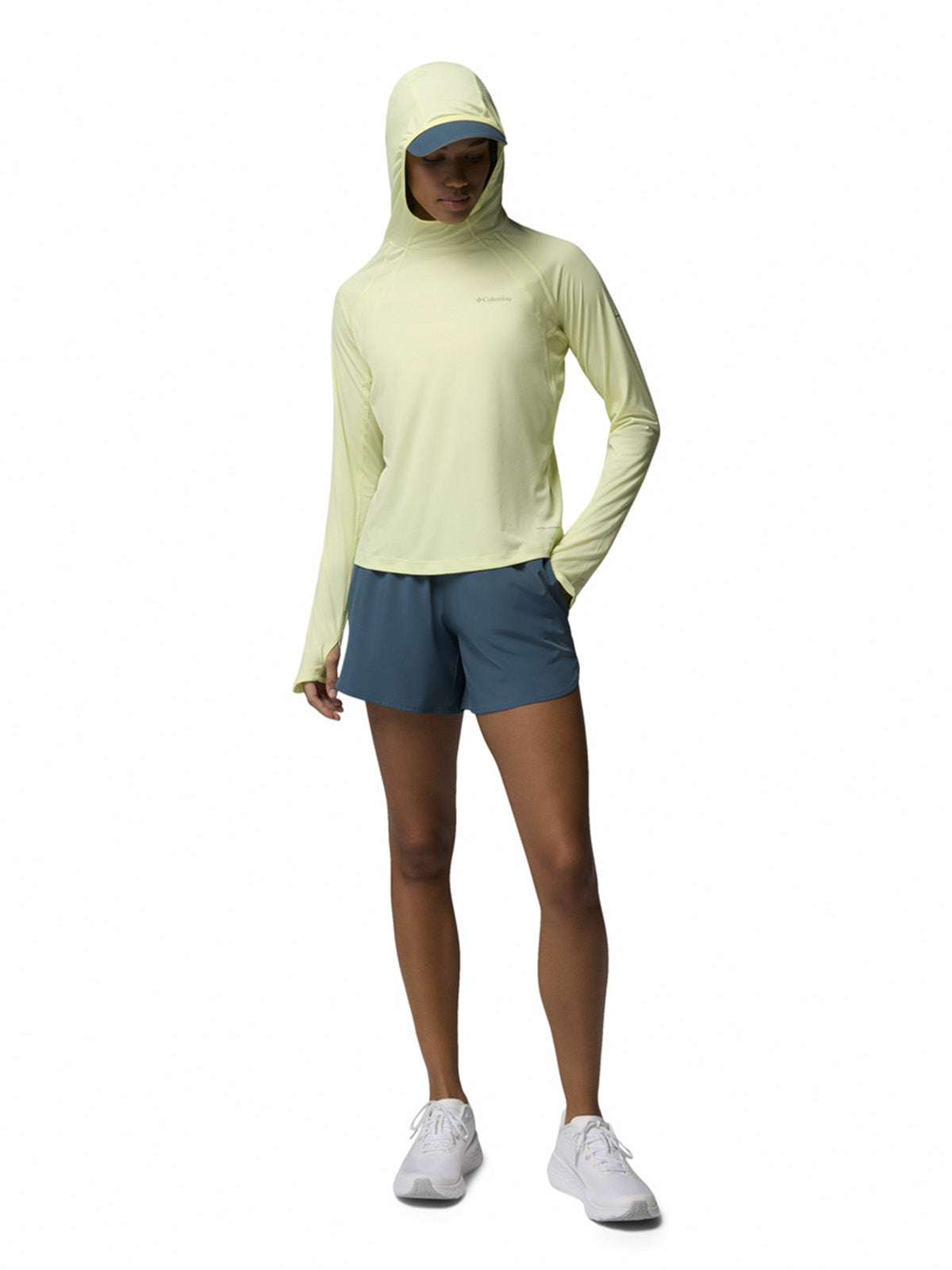 Polera Manga Larga Mujer Stealth Spring Amarillo Columbia