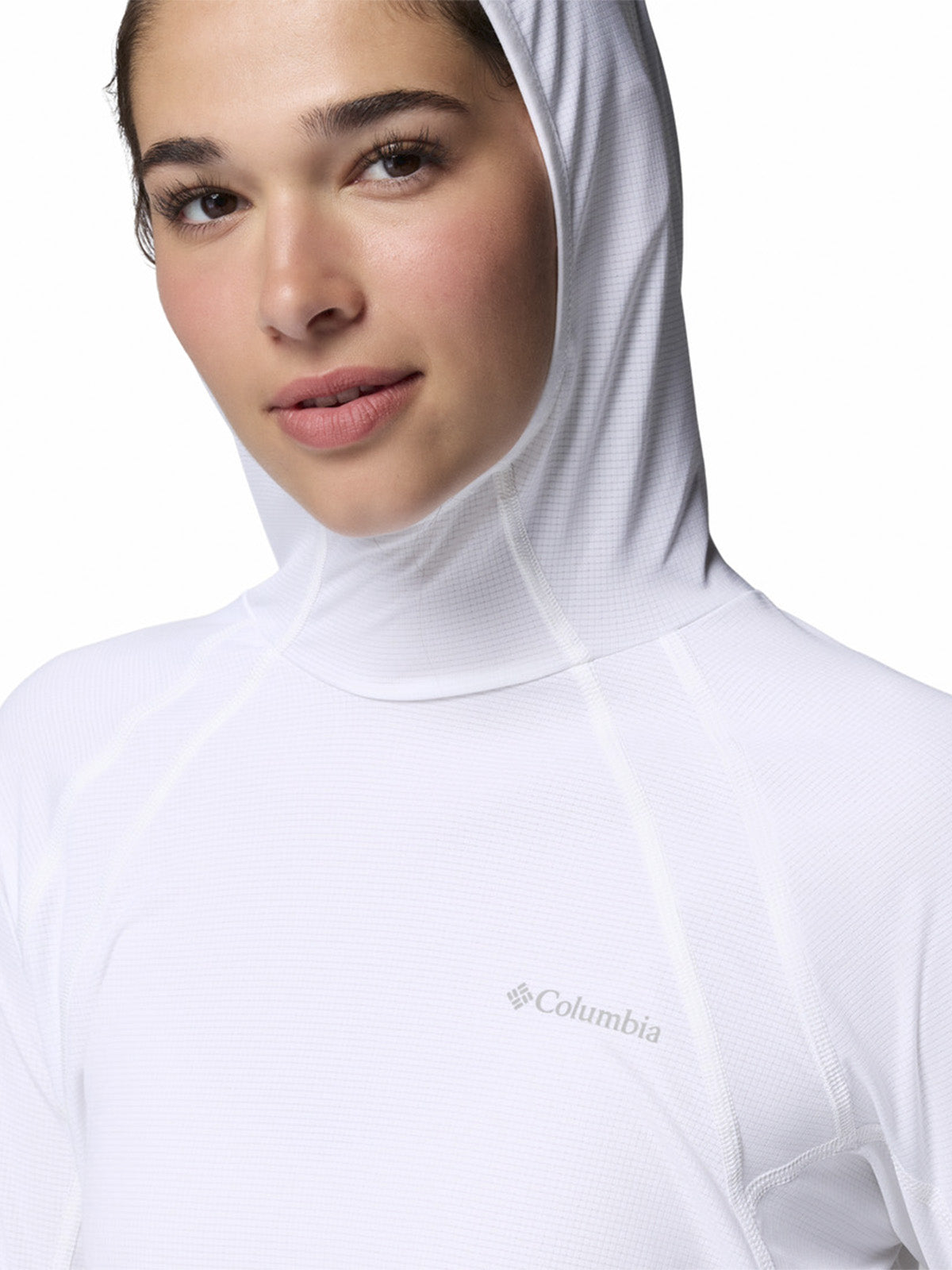 Polera Manga Larga Mujer Stealth Spring Blanco Columbia