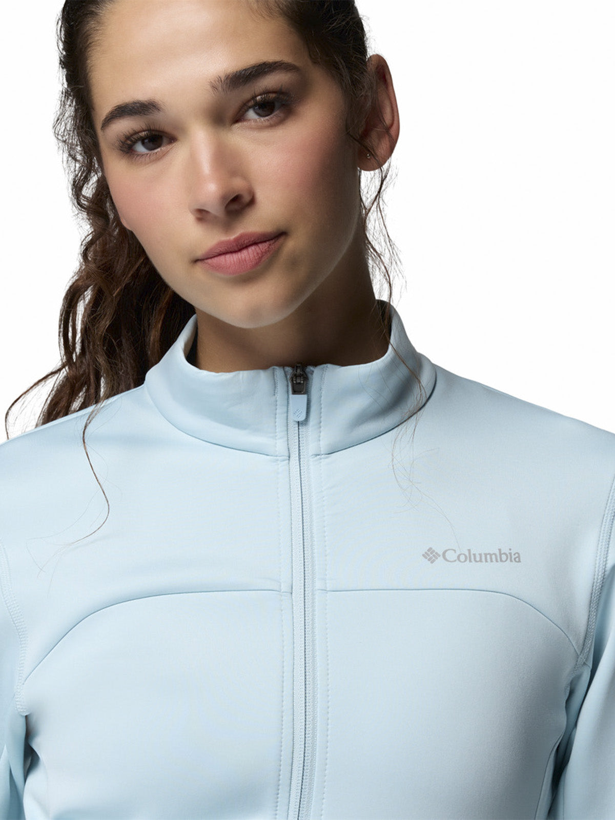 Softshell Mujer Sloan Crest Spacer Celeste Columbia