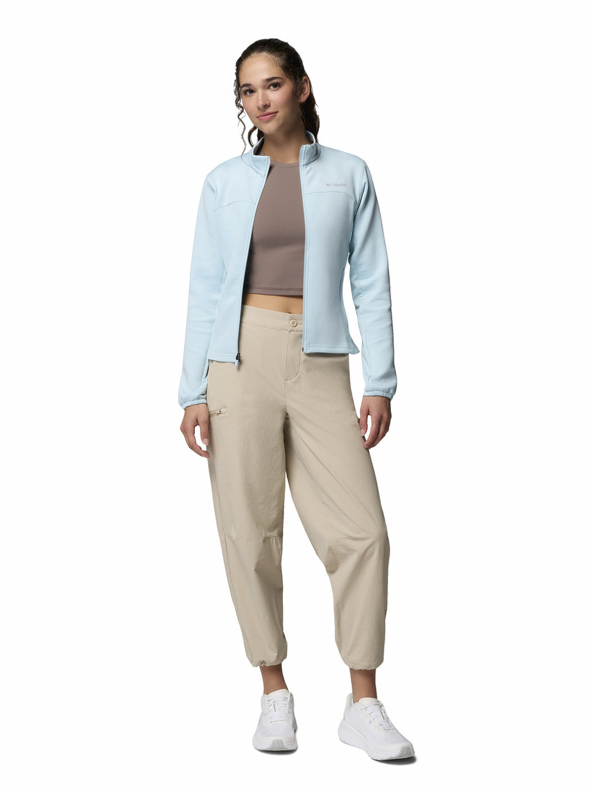 Softshell Mujer Sloan Crest Spacer Celeste Columbia