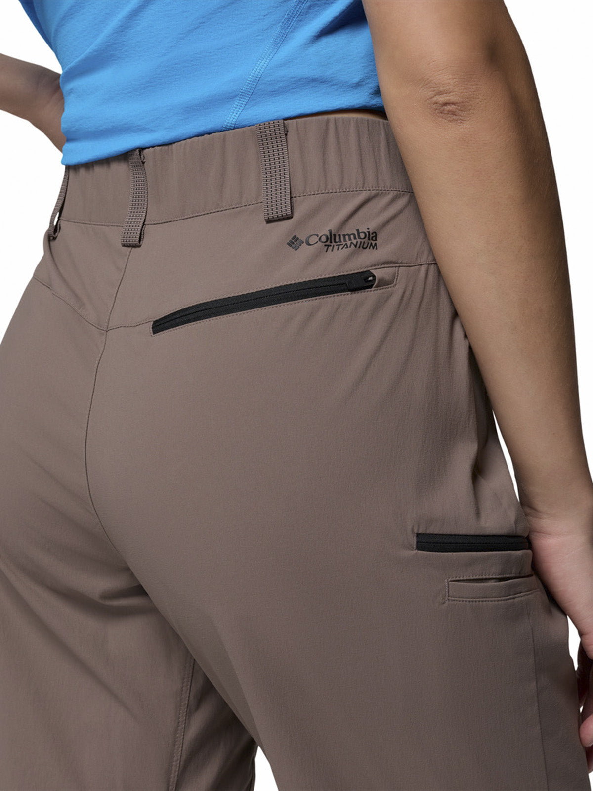 Pantalon Mujer Cosmiques Pro Gris Columbia