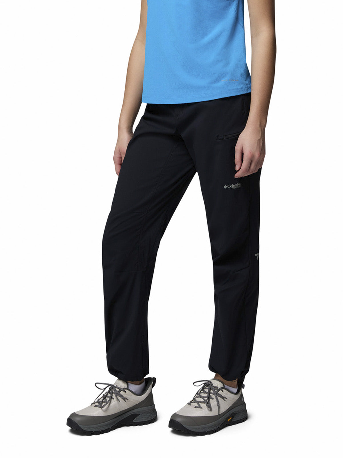 Pantalon Mujer Cosmiques Pro Negro Columbia