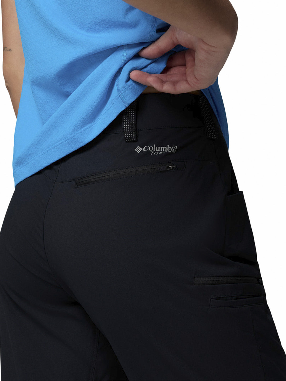 Pantalon Mujer Cosmiques Pro Negro Columbia