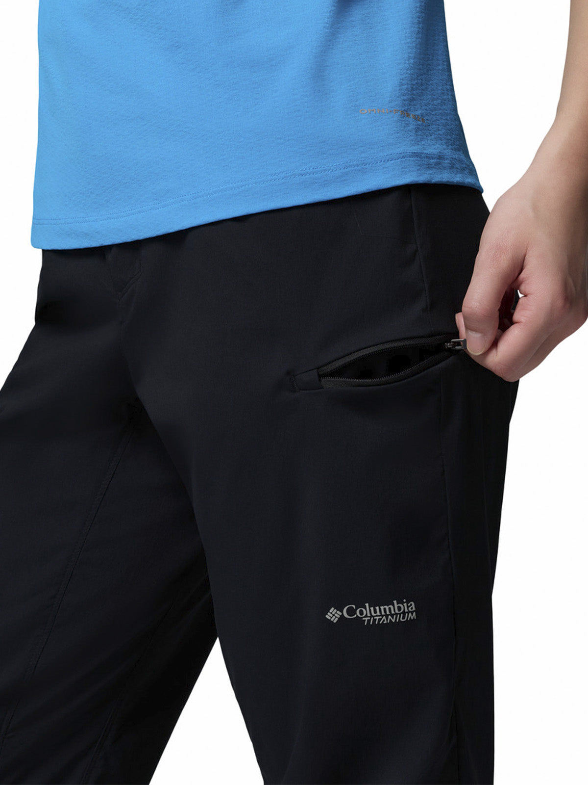 Pantalon Mujer Cosmiques Pro Negro Columbia