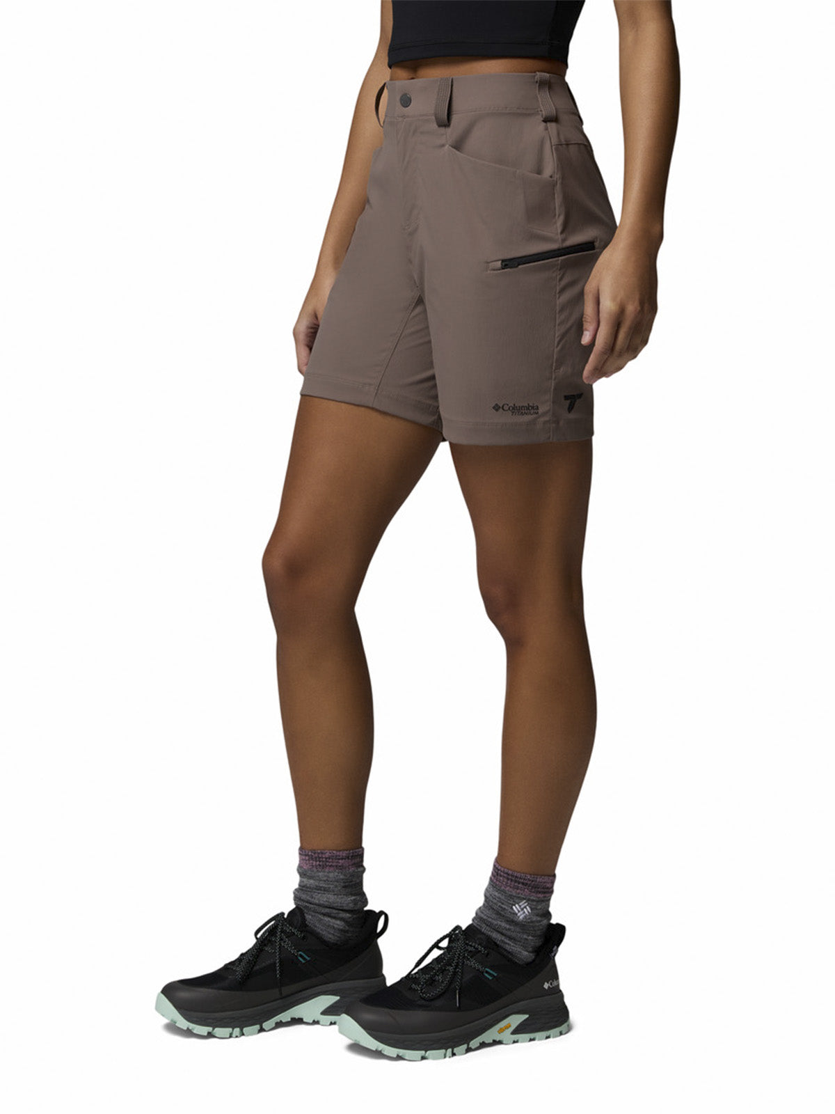 Short Mujer Cosmiques Pro Gris Columbia