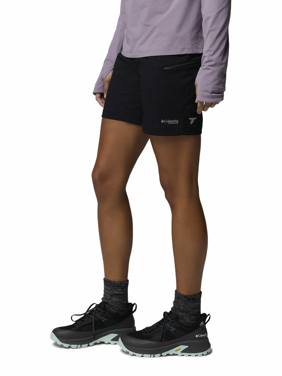 Short Mujer Cosmiques Pro Negro Columbia
