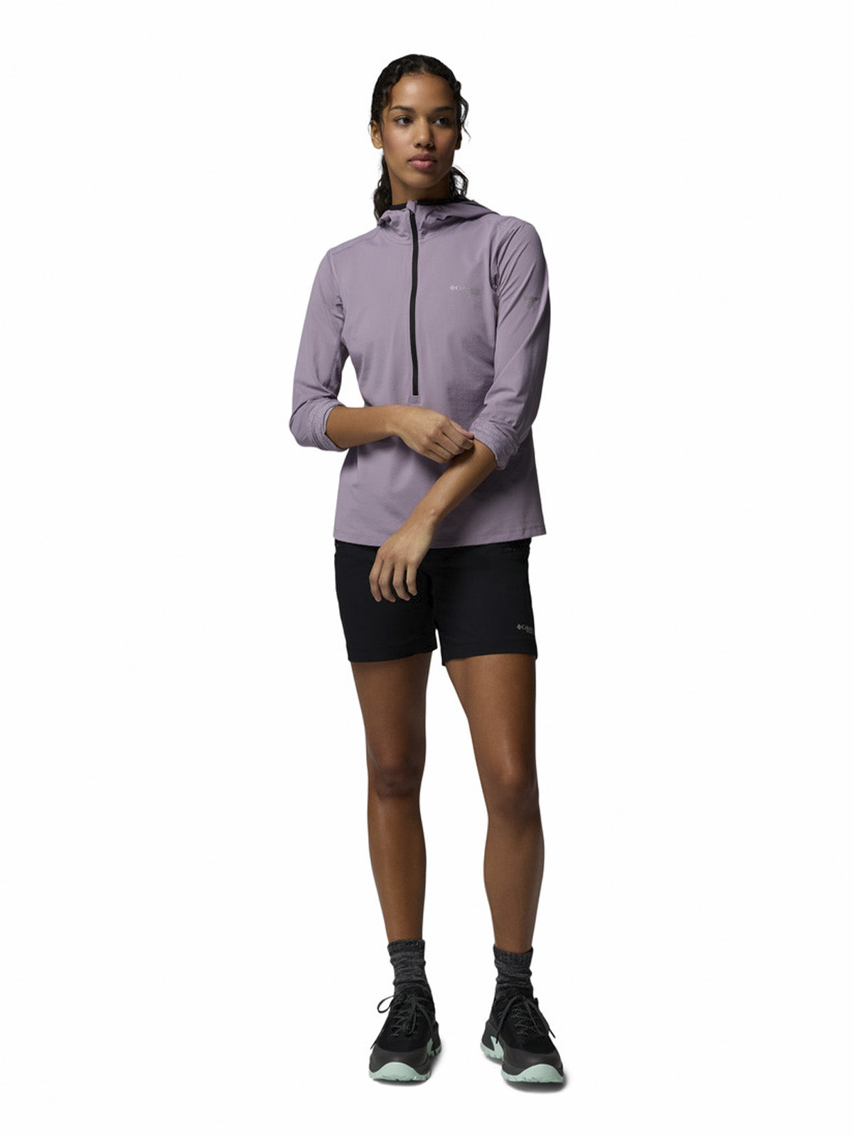 Short Mujer Cosmiques Pro Negro Columbia
