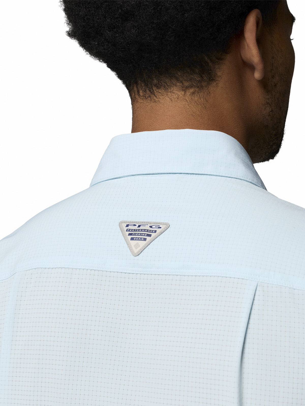 Camisa Manga Corta Hombre Wild Cast Vent Celeste Columbia