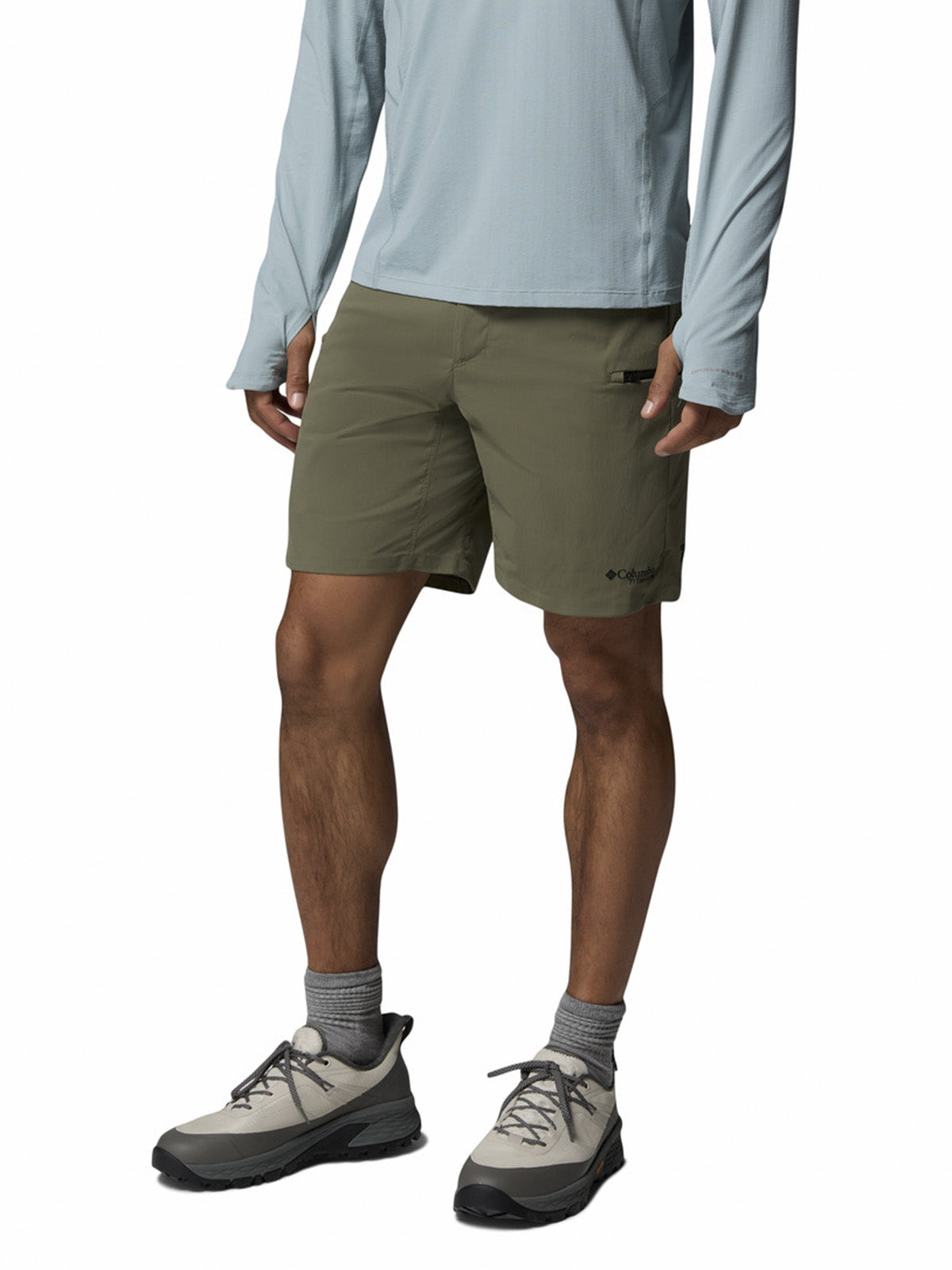 Short Hombre Cosmiques Pro Gris Columbia