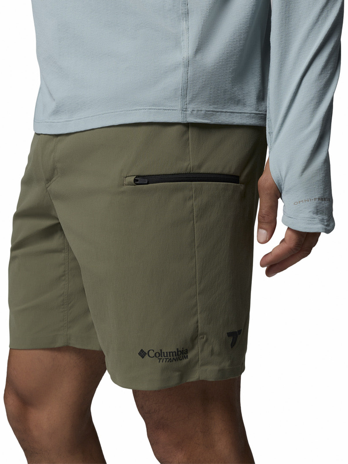 Short Hombre Cosmiques Pro Gris Columbia
