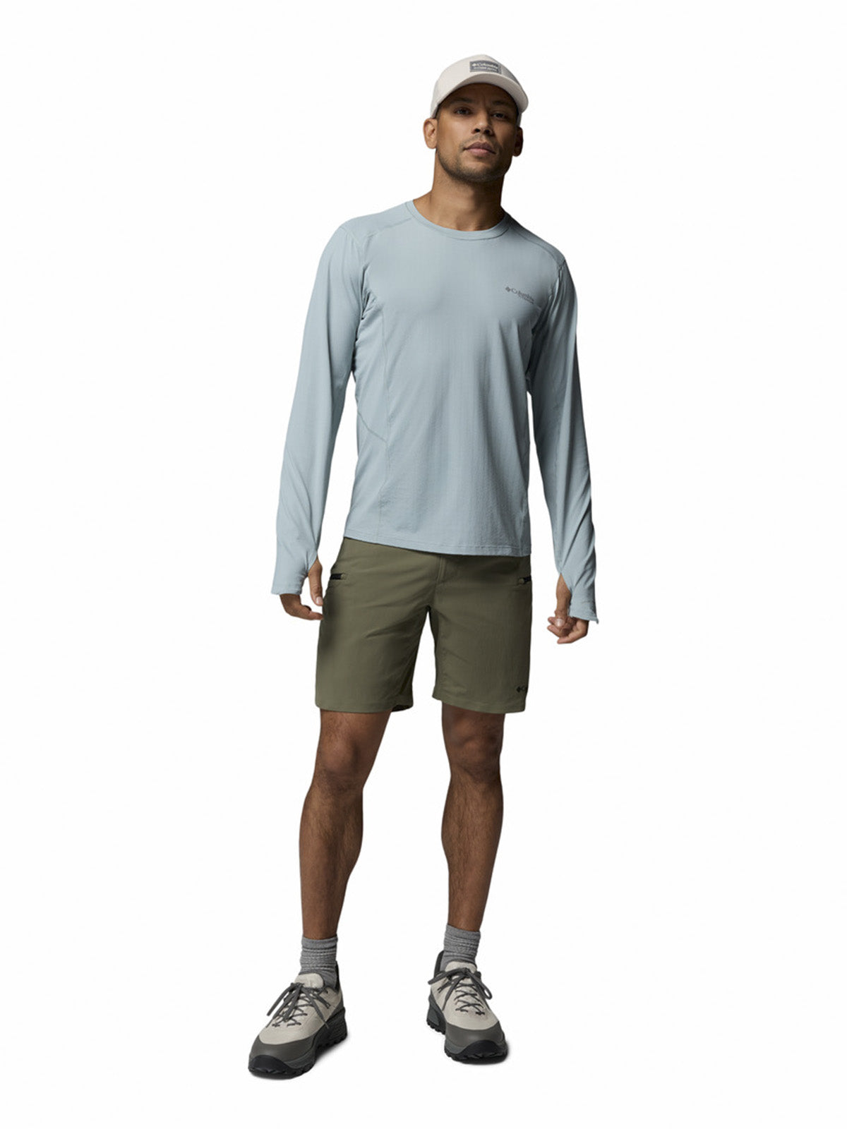 Short Hombre Cosmiques Pro Gris Columbia