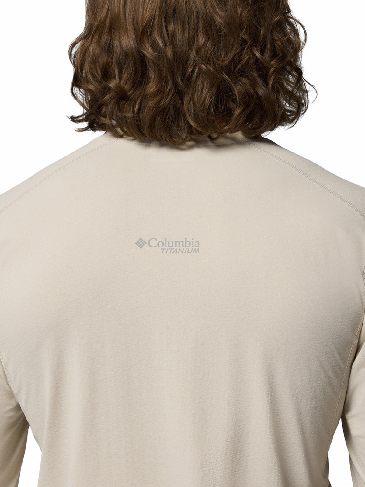 Polera Manga Larga Hombre Diamond Peak Pr Long Gris Columbia
