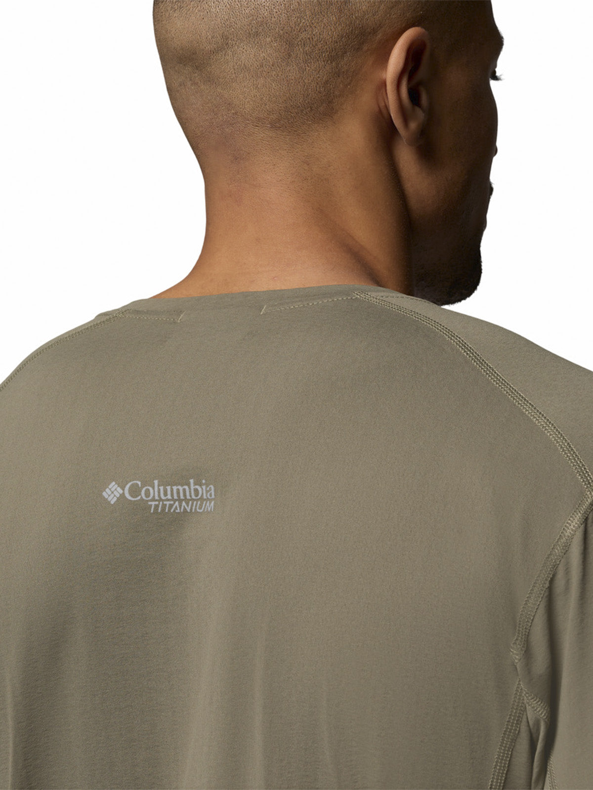 Polera Manga Larga Hombre Diamond Peak Pr Long Gris Columbia