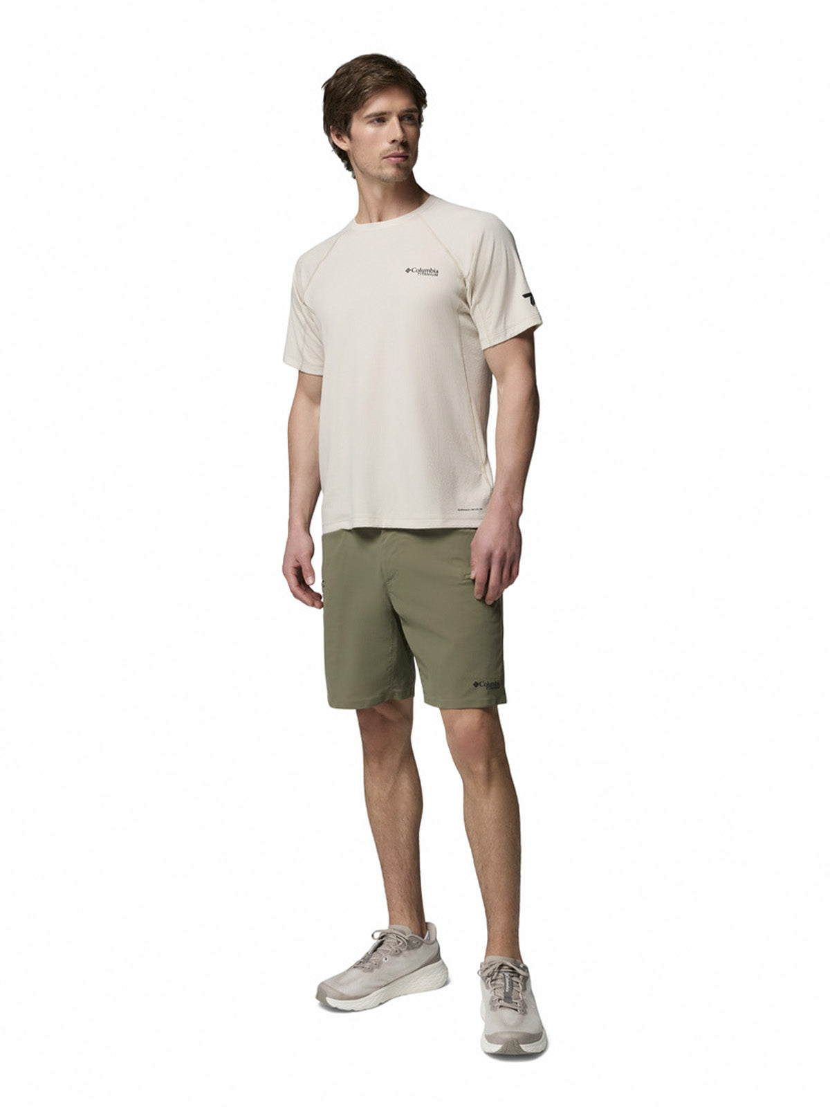 Polera Manga Corta Hombre Driventure Gris Columbia