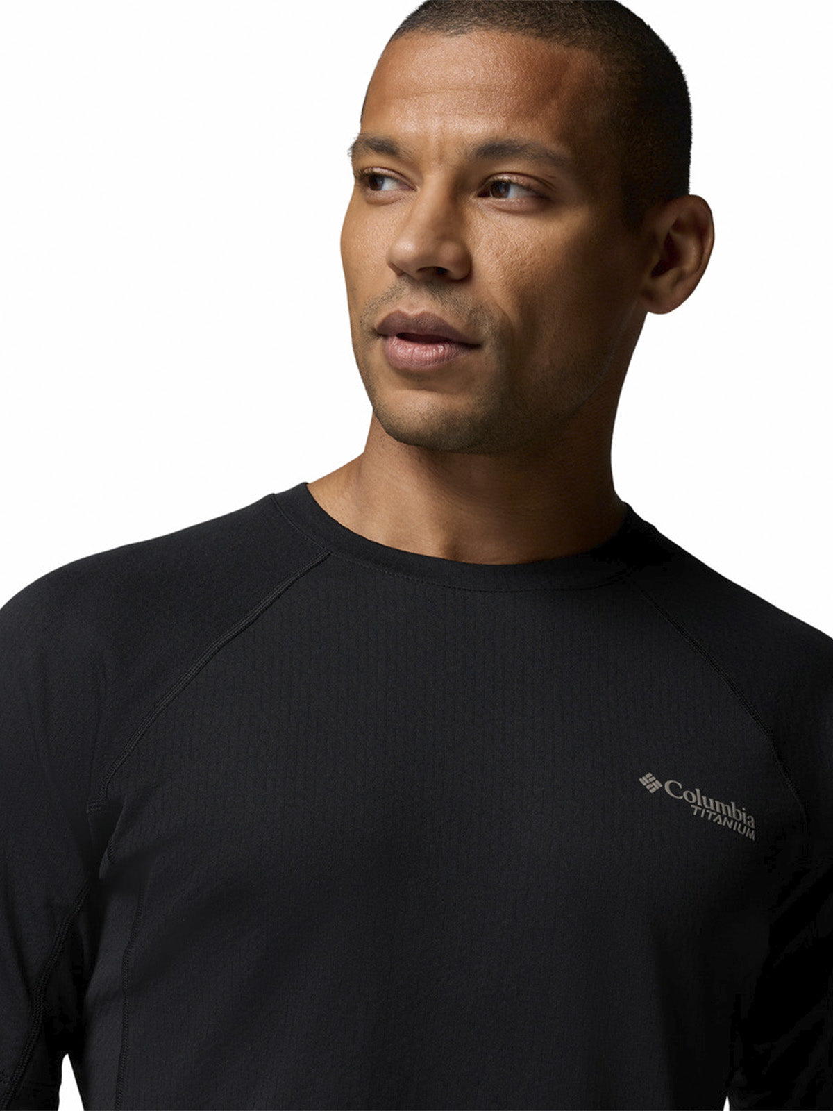 Polera Manga Corta Hombre Driventure Negro Columbia