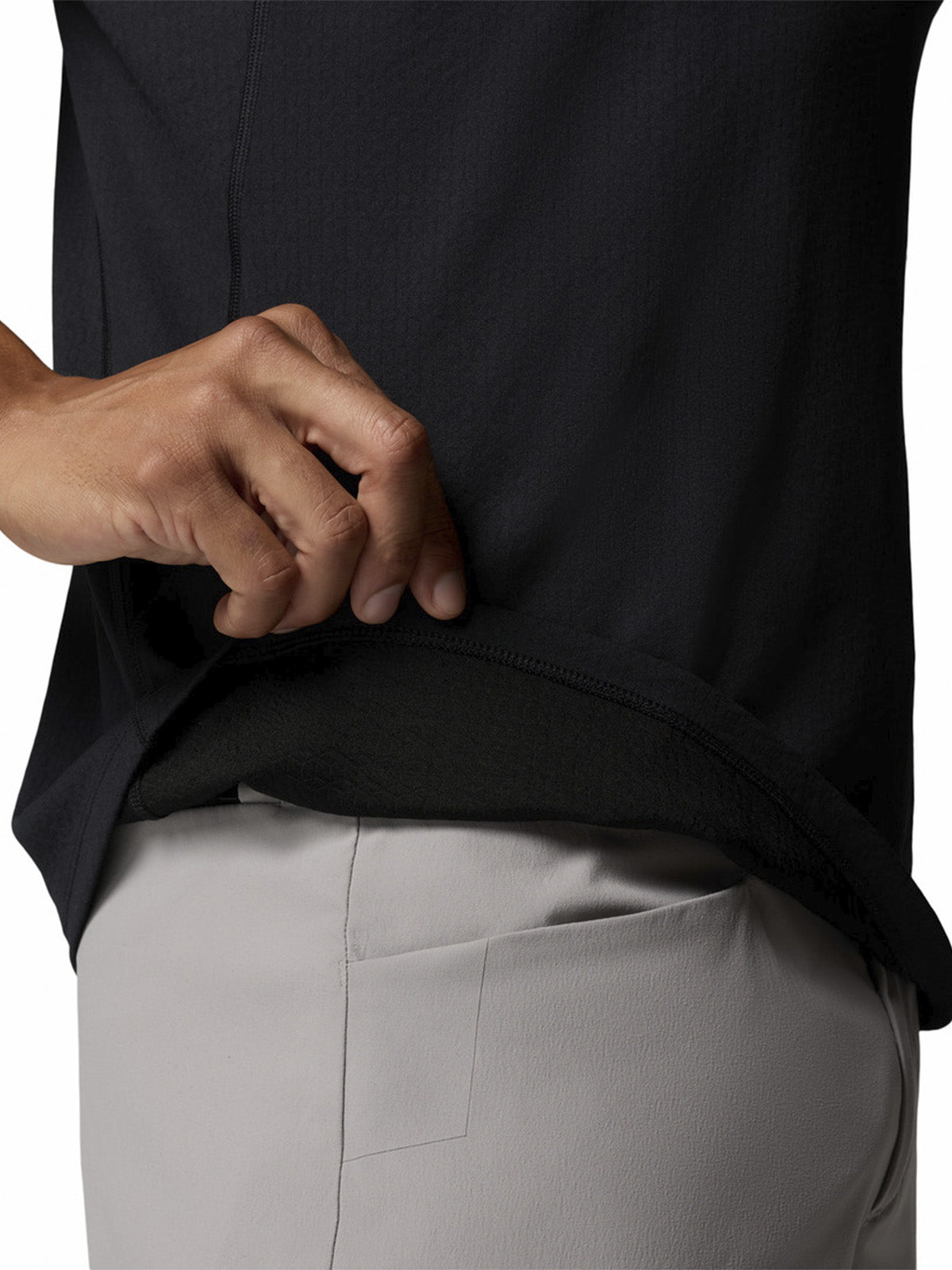 Polera Manga Corta Hombre Driventure Negro Columbia