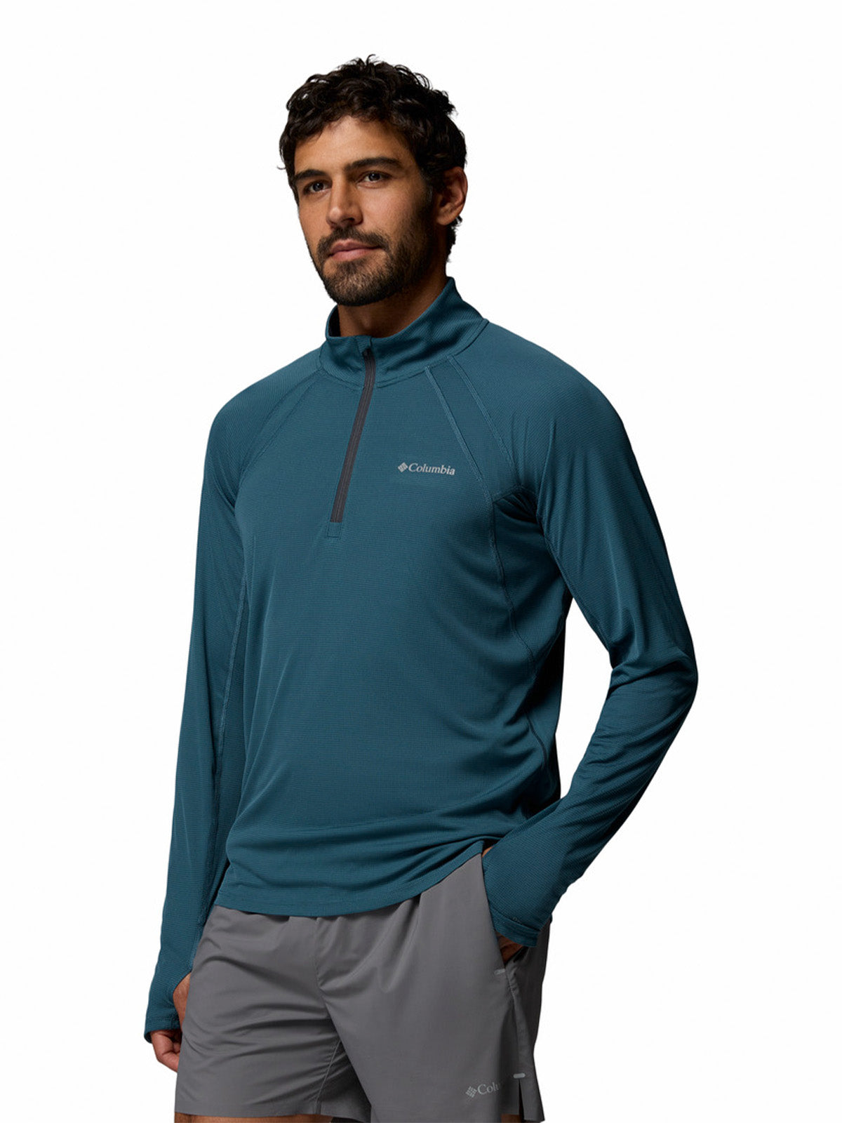 Polar Hombre Stealth Spring Half Zip Azul Columbia