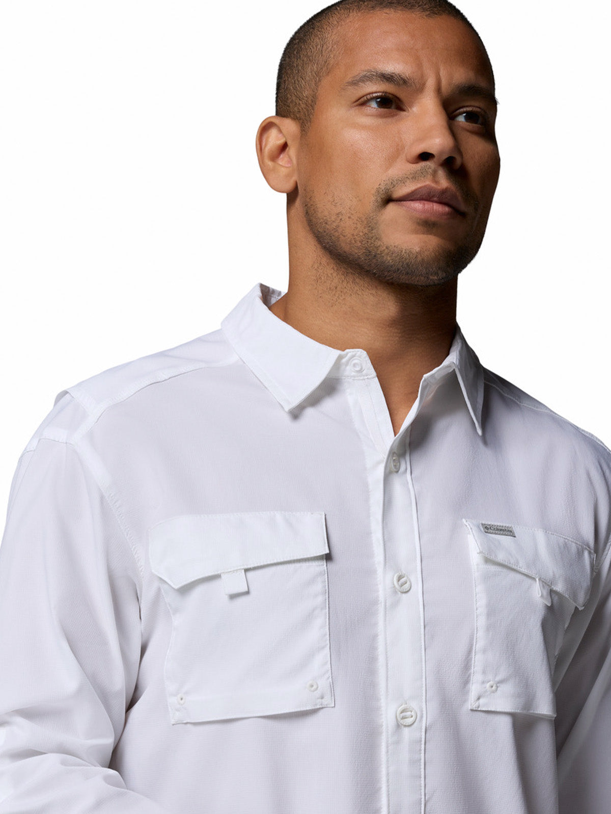 Camisa Manga Larga Hombre Silver Ridge Utility Blanco Columbia