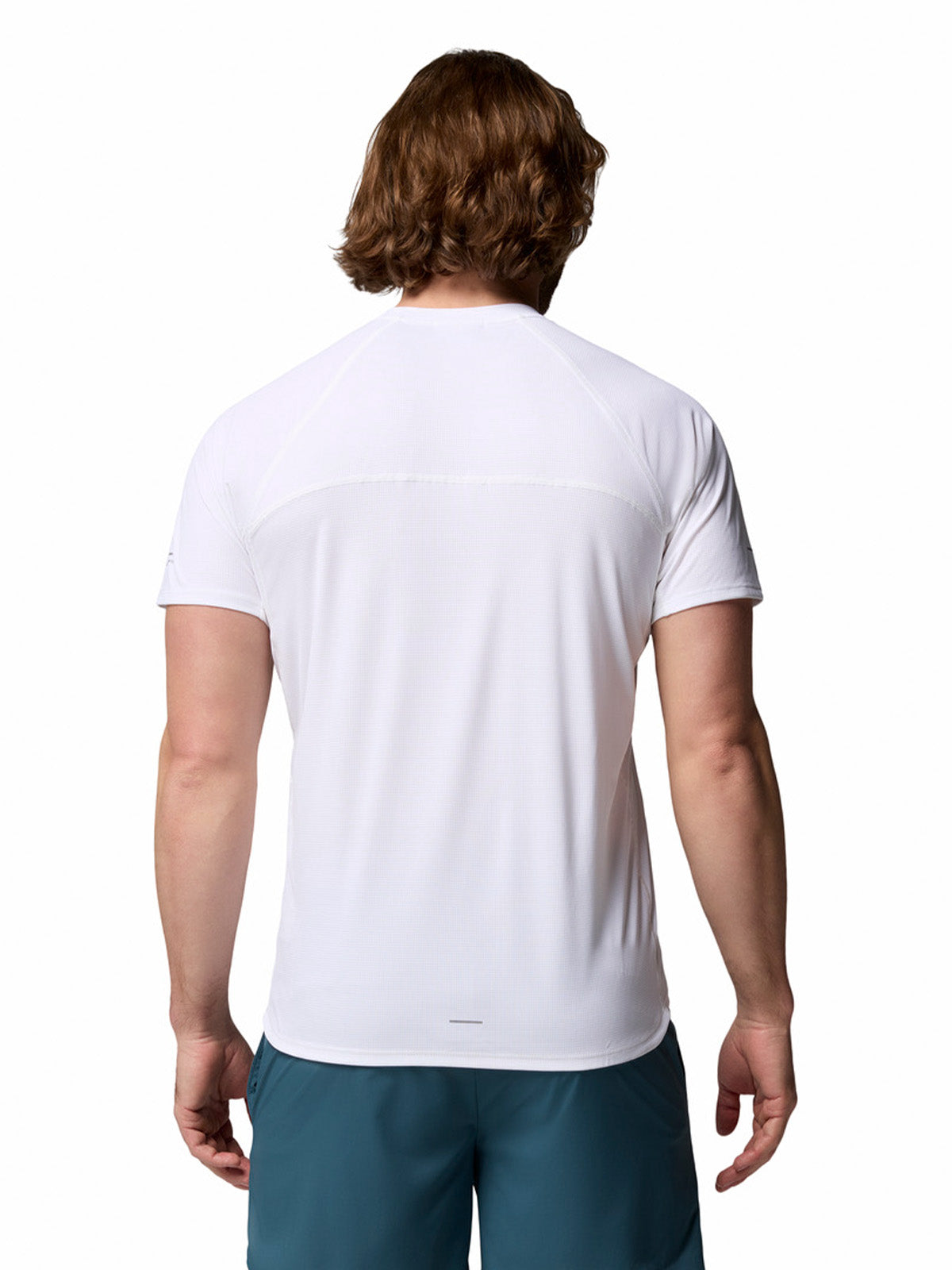 Polera Manga Corta Hombre Stealth Spring Blanco Columbia