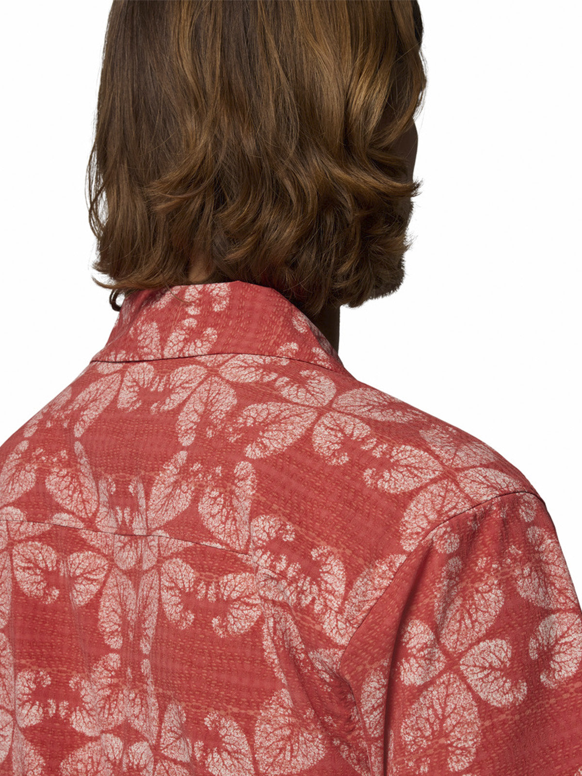 Camisa Manga Corta Hombre Utilizer Print Rojo Columbia