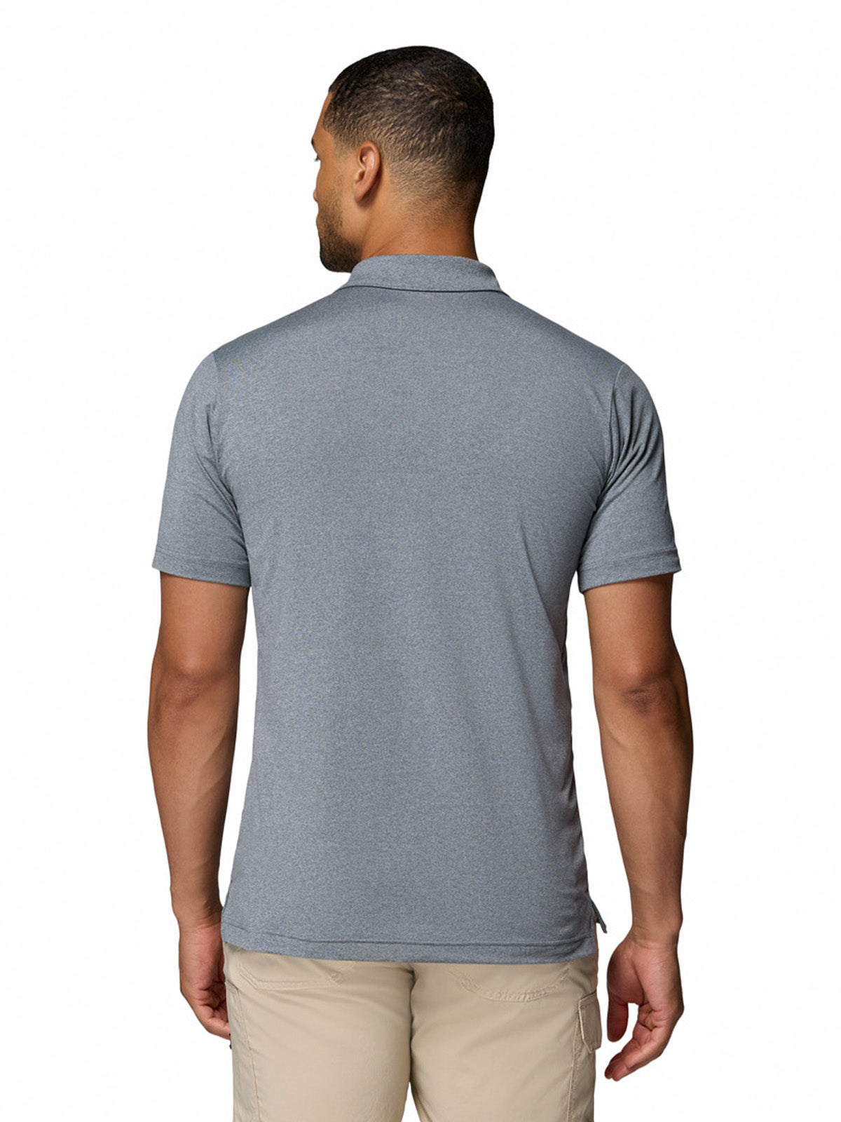 Polera Manga Corta Hombre Parsons Point Gris City Grey Columbia