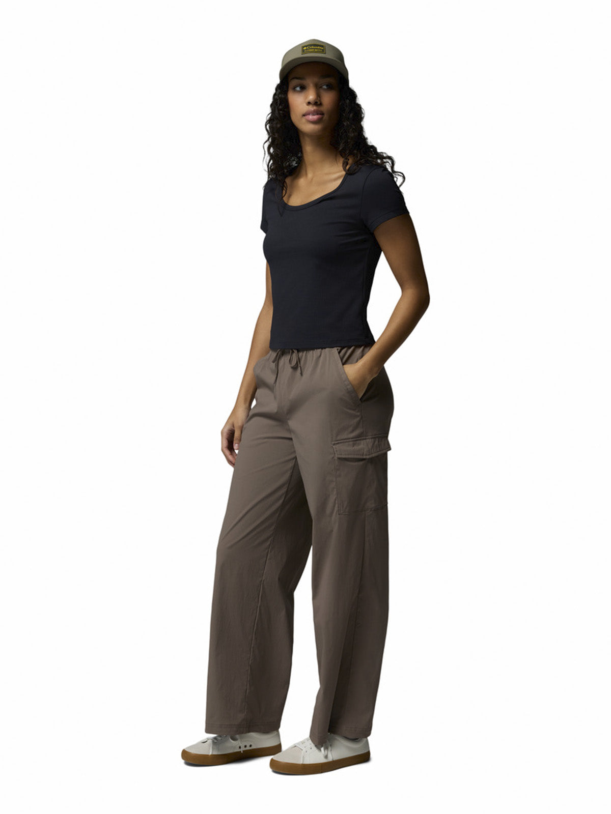 Pantalon Mujer Chill Creek Cargo Gris Columbia