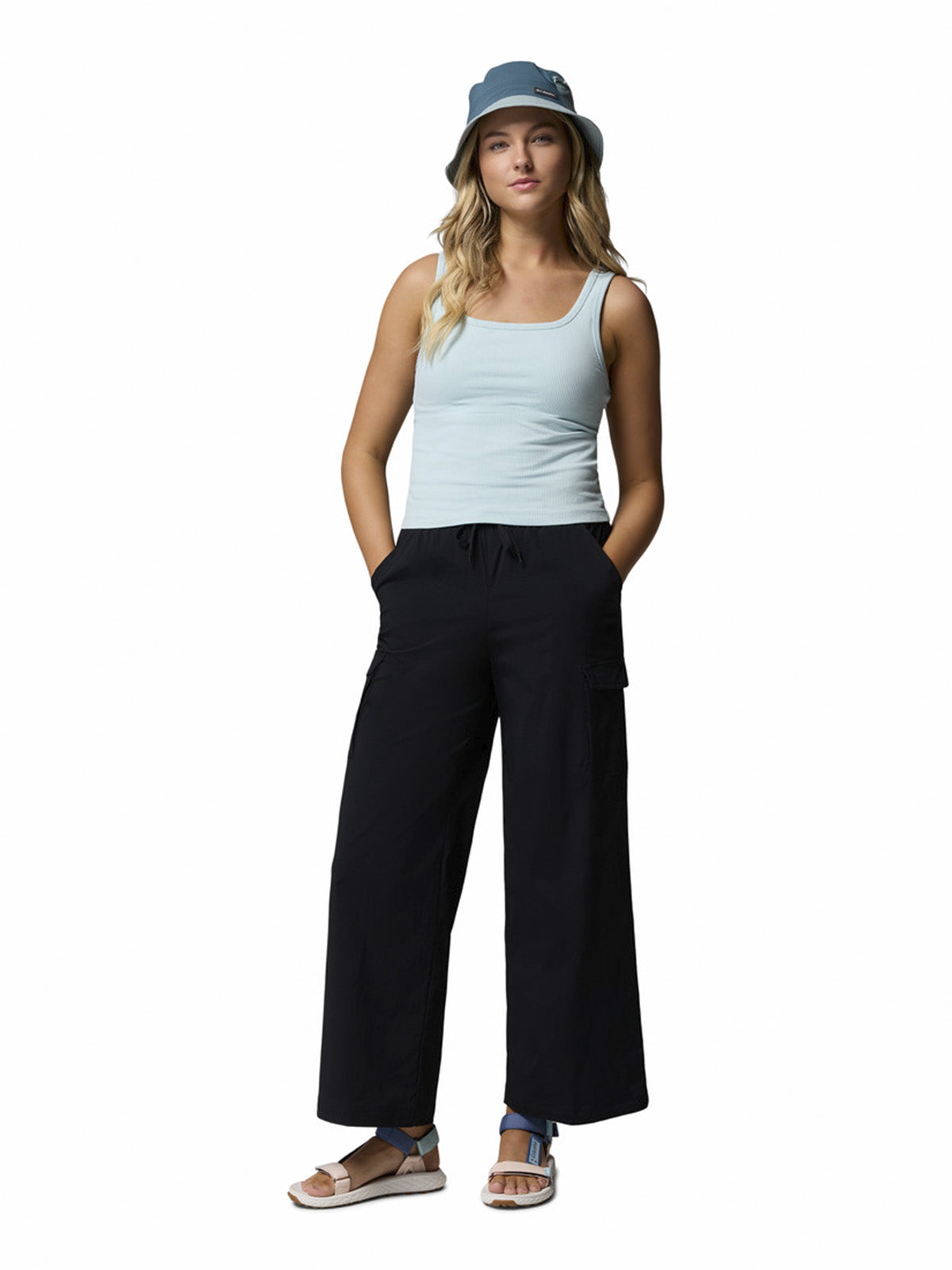 Pantalon Mujer Chill Creek Cargo Negro Columbia