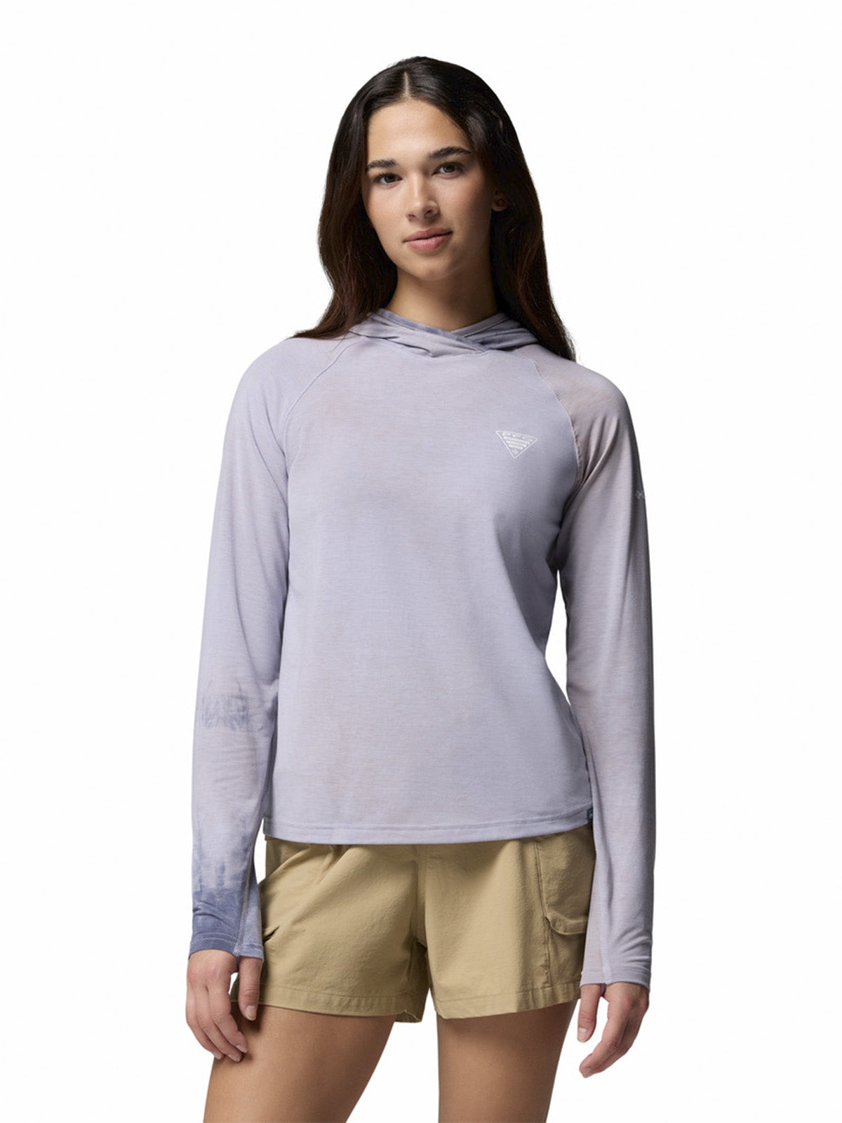 Polera Manga Larga Mujer PFG Uncharted Morado Columbia