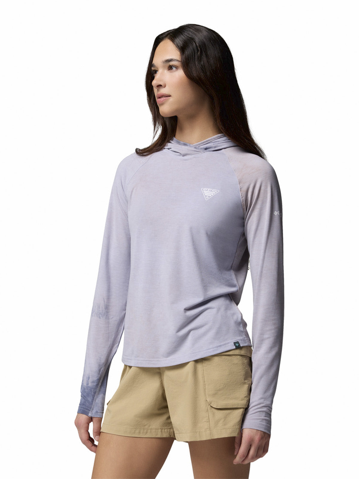 Polera Manga Larga Mujer PFG Uncharted Morado Columbia