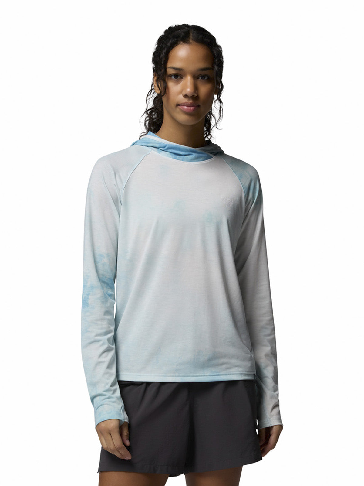 Polera Manga Larga Mujer PFG Uncharted Celeste Columbia