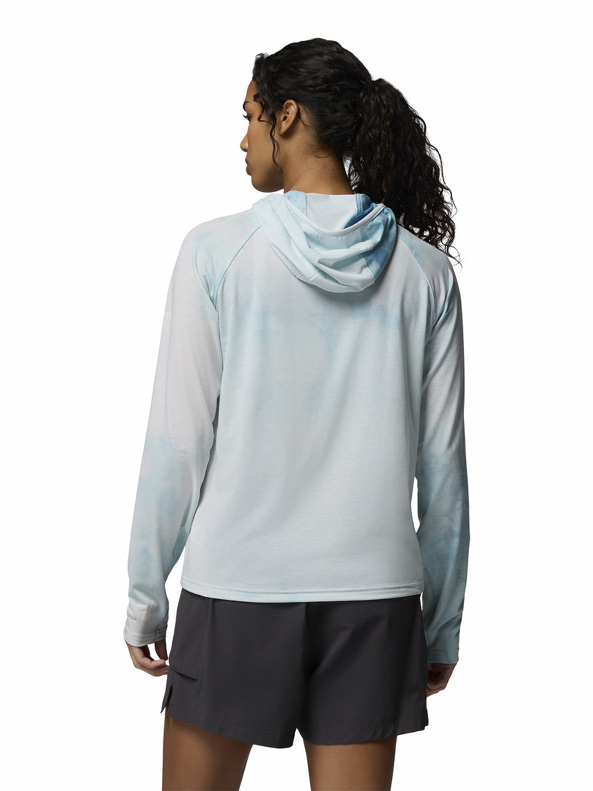 Polera Manga Larga Mujer PFG Uncharted Celeste Columbia