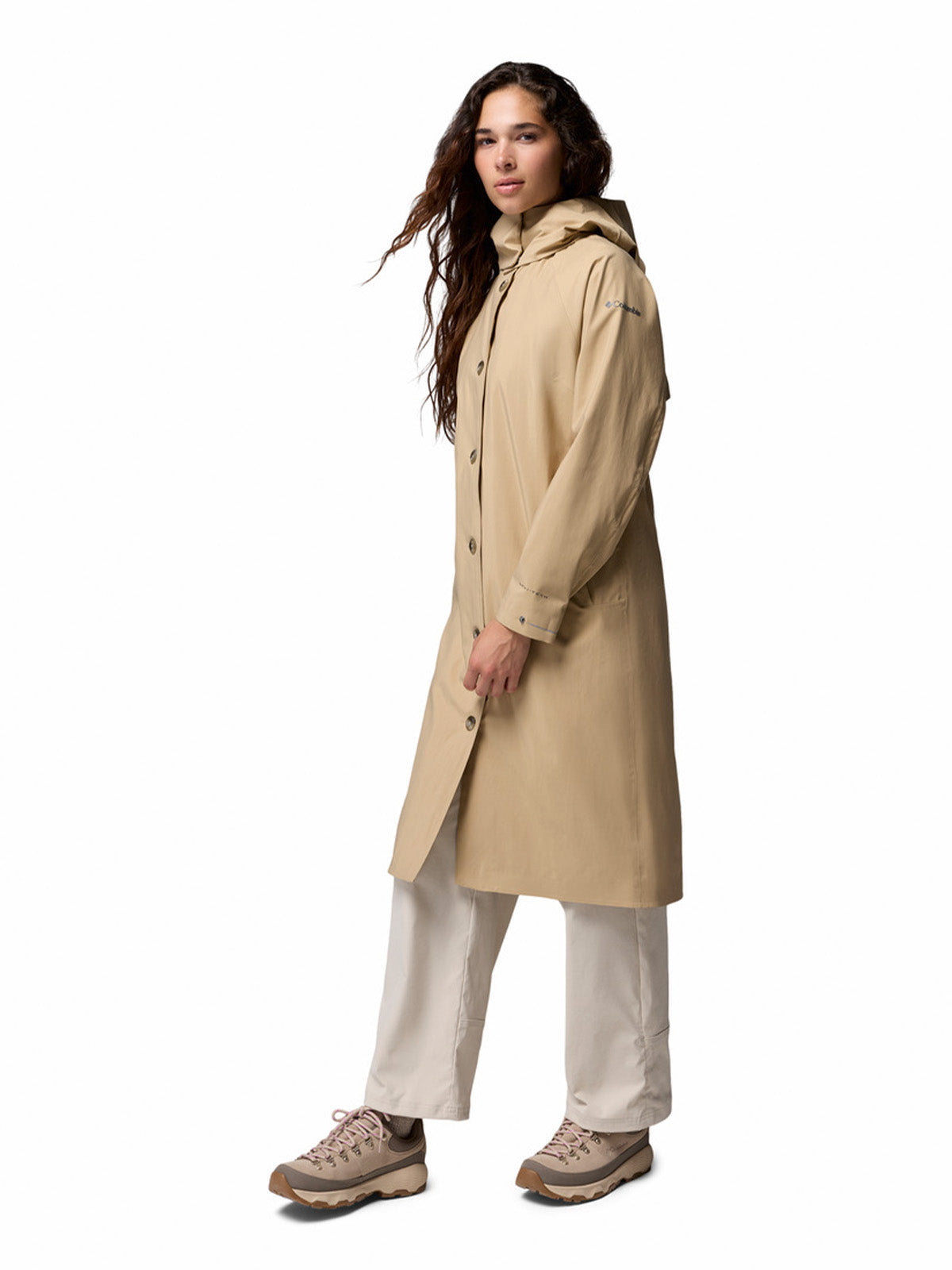 Impermeable Mujer Amazetrench Rain Beige Columbia