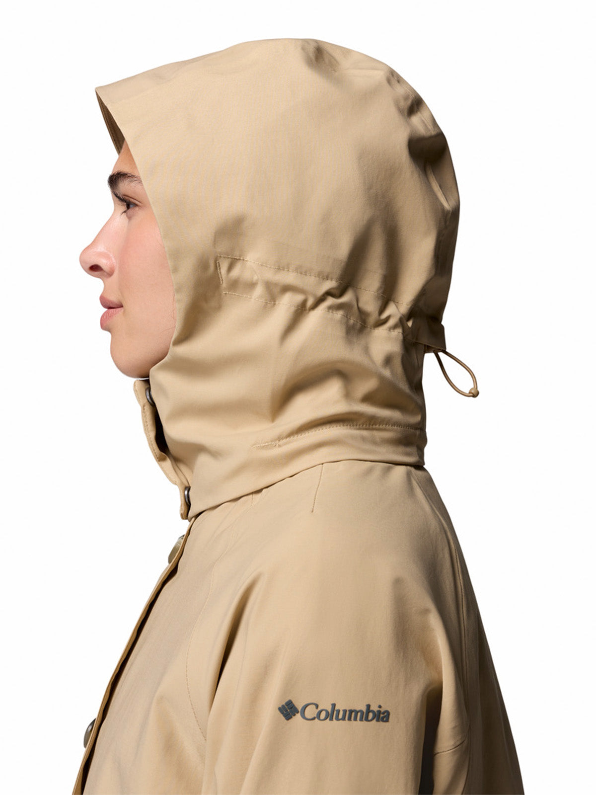 Impermeable Mujer Amazetrench Rain Beige Columbia