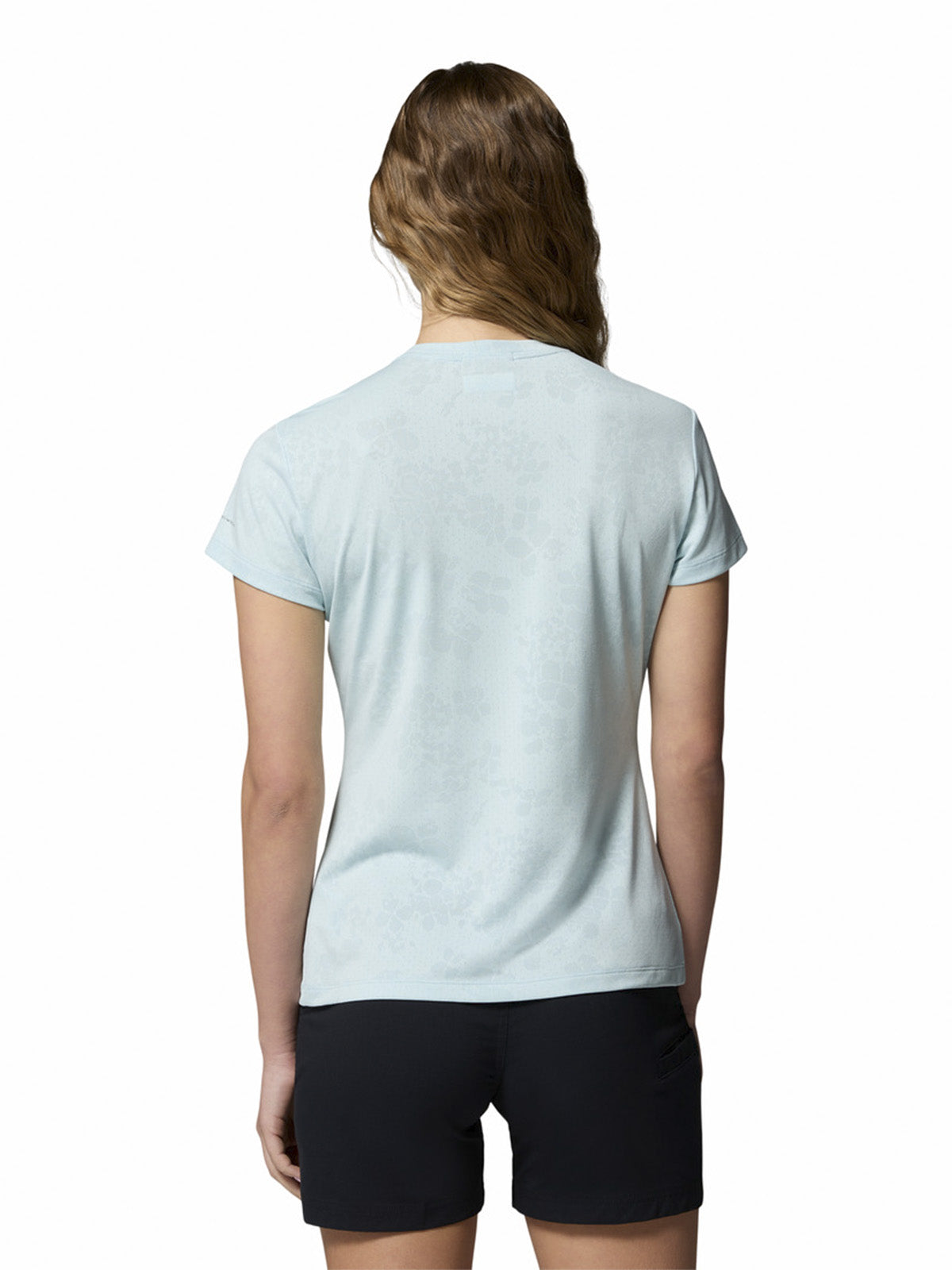 Polera Manga Corta Mujer Bluebird Canyon II Celeste Columbia